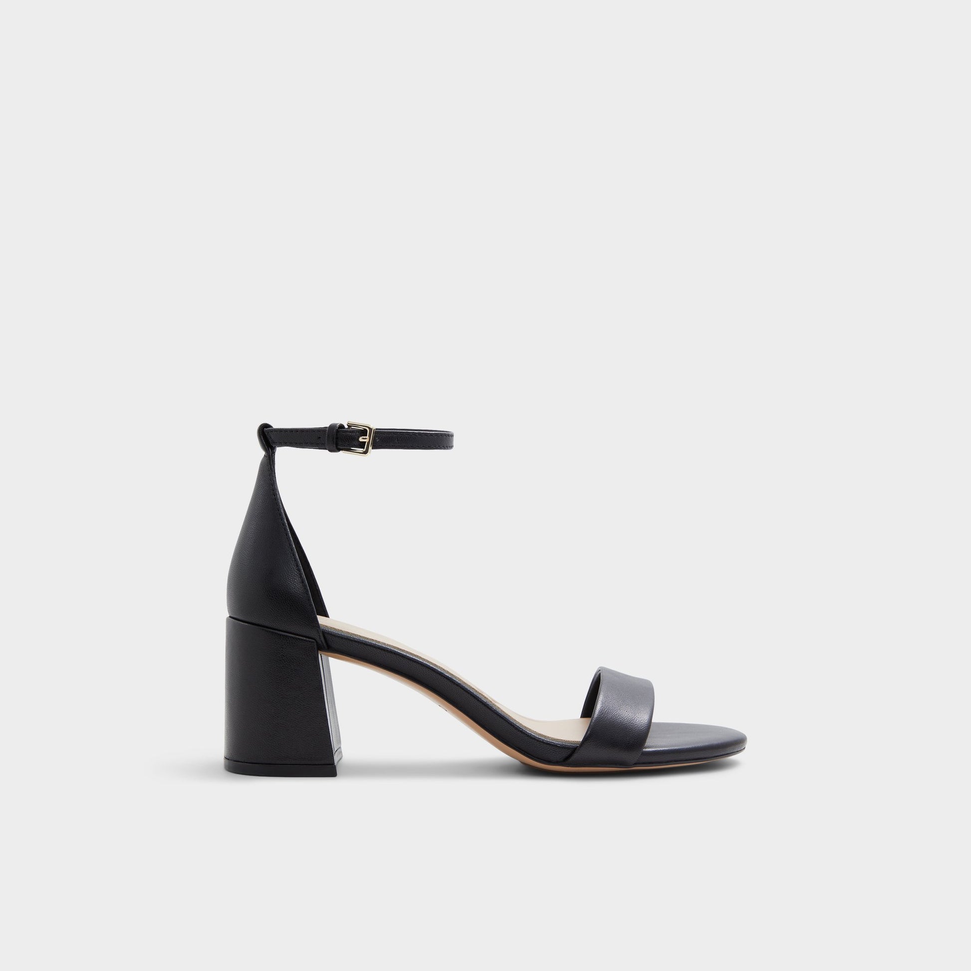 Main View of Other Black Pristine Strappy heeled sandal for Womens
