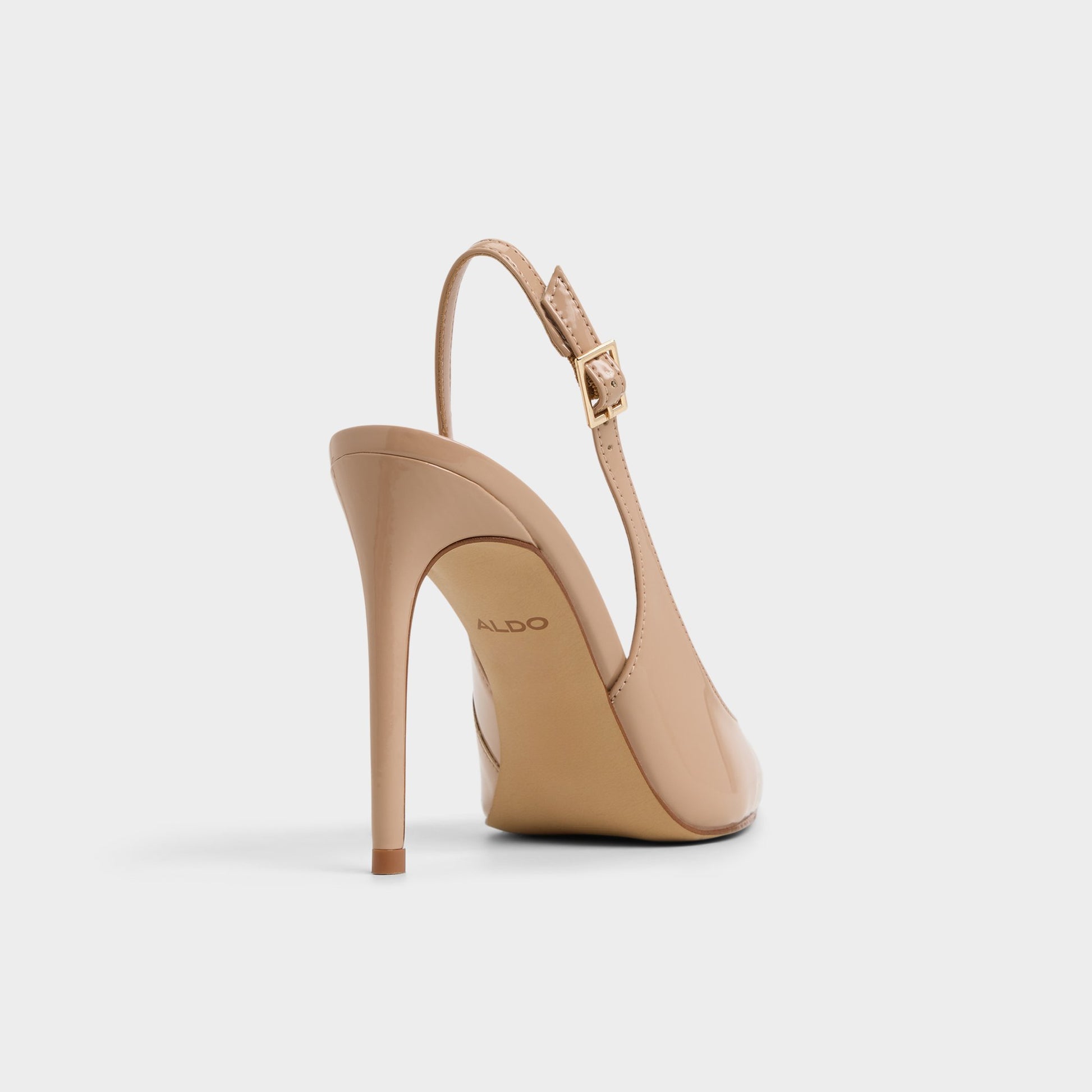 Three-quarter angle of Beige Stessysling Sling back's back side