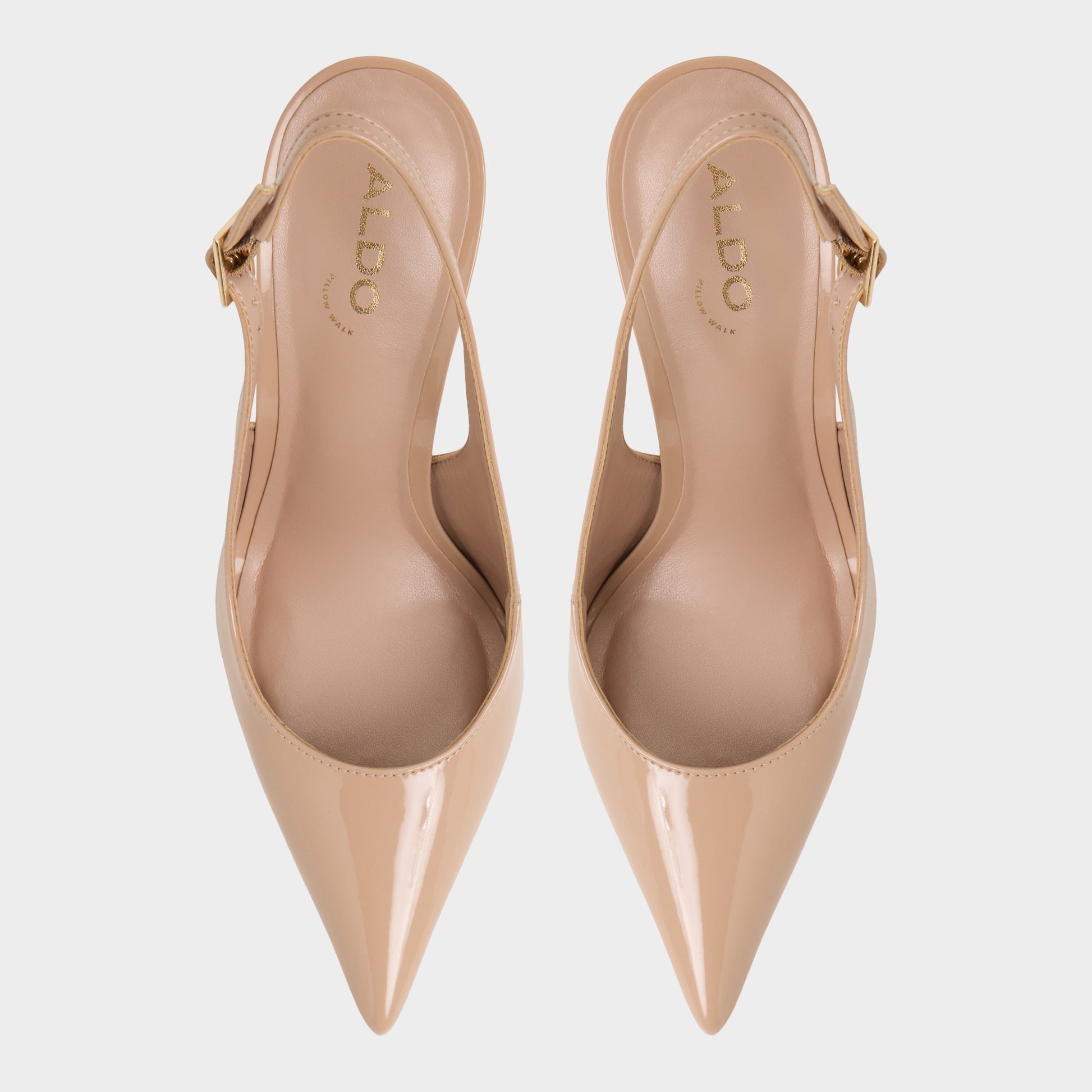 Top-down view of the Beige Stessysling Sling back