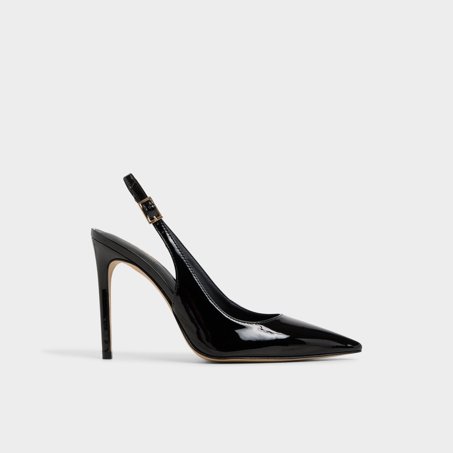 Women's black slingback heel for work