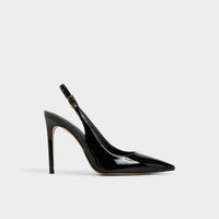 Women's black slingback heel for work
