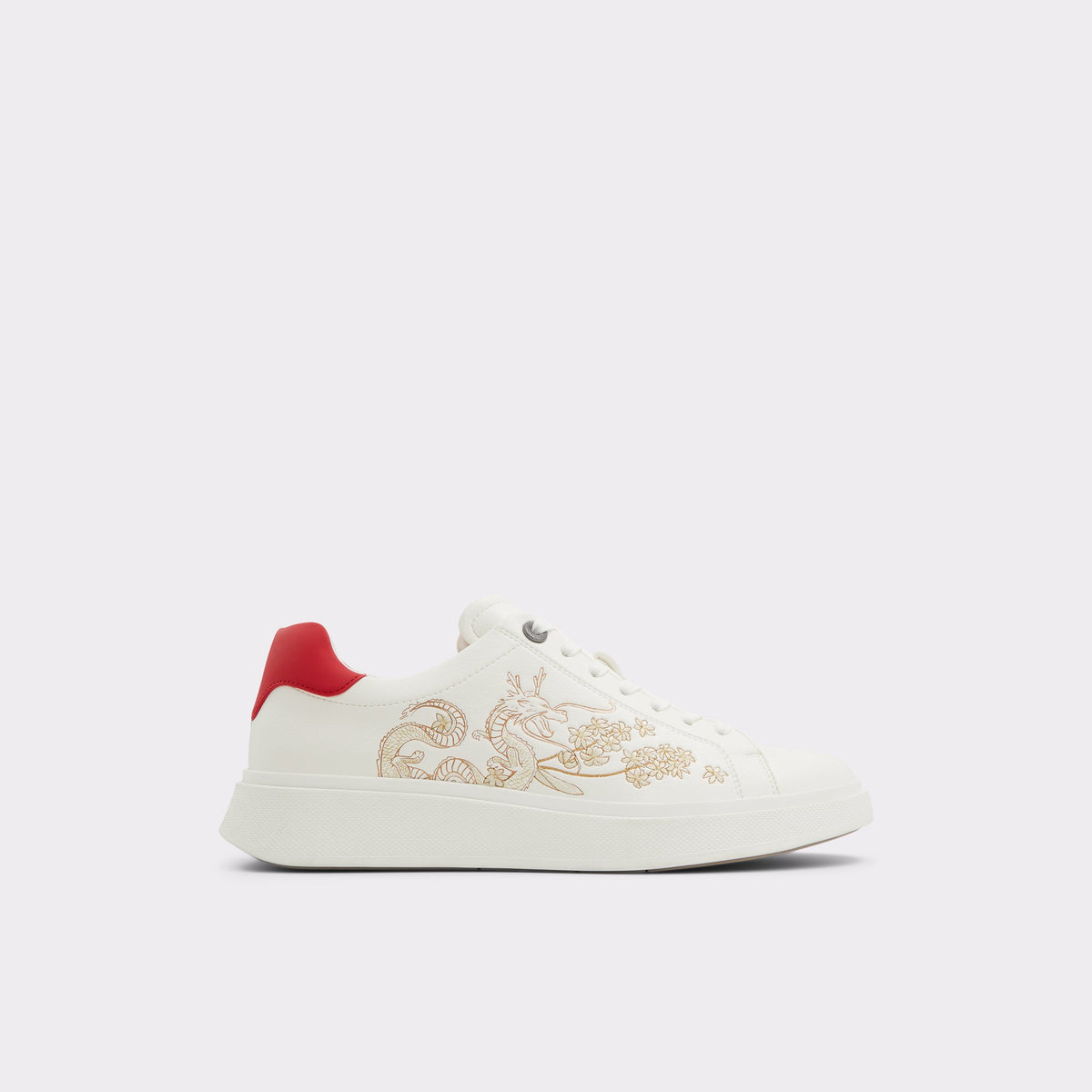 Main View of White Daxton Low top sneaker for Mens