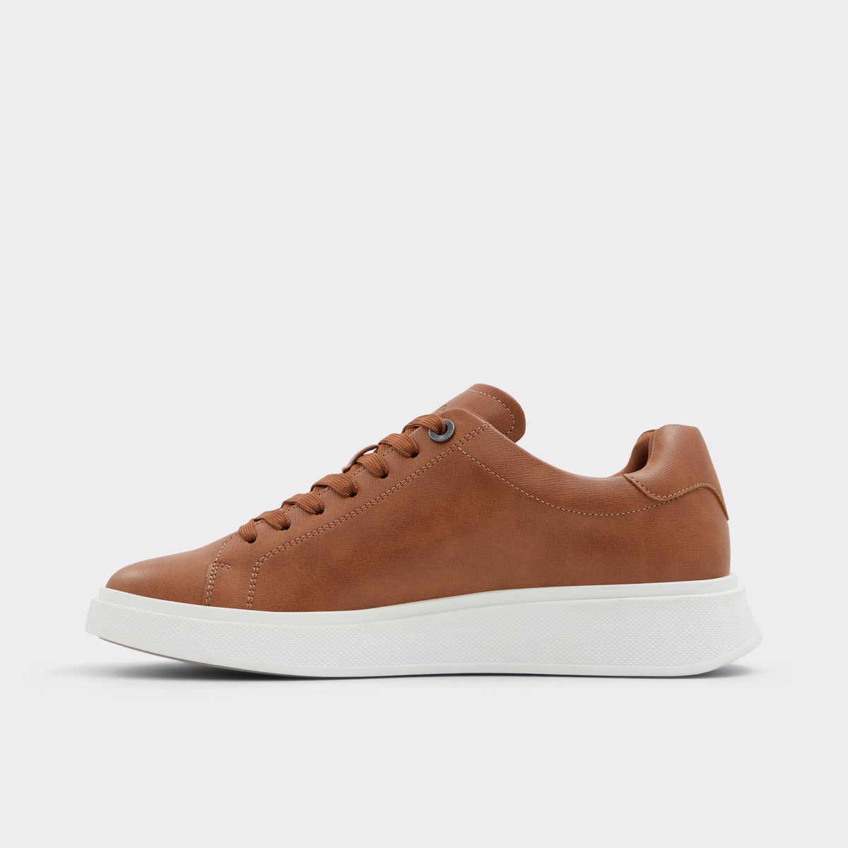 Side view of Light Brown Magnus Low top sneaker