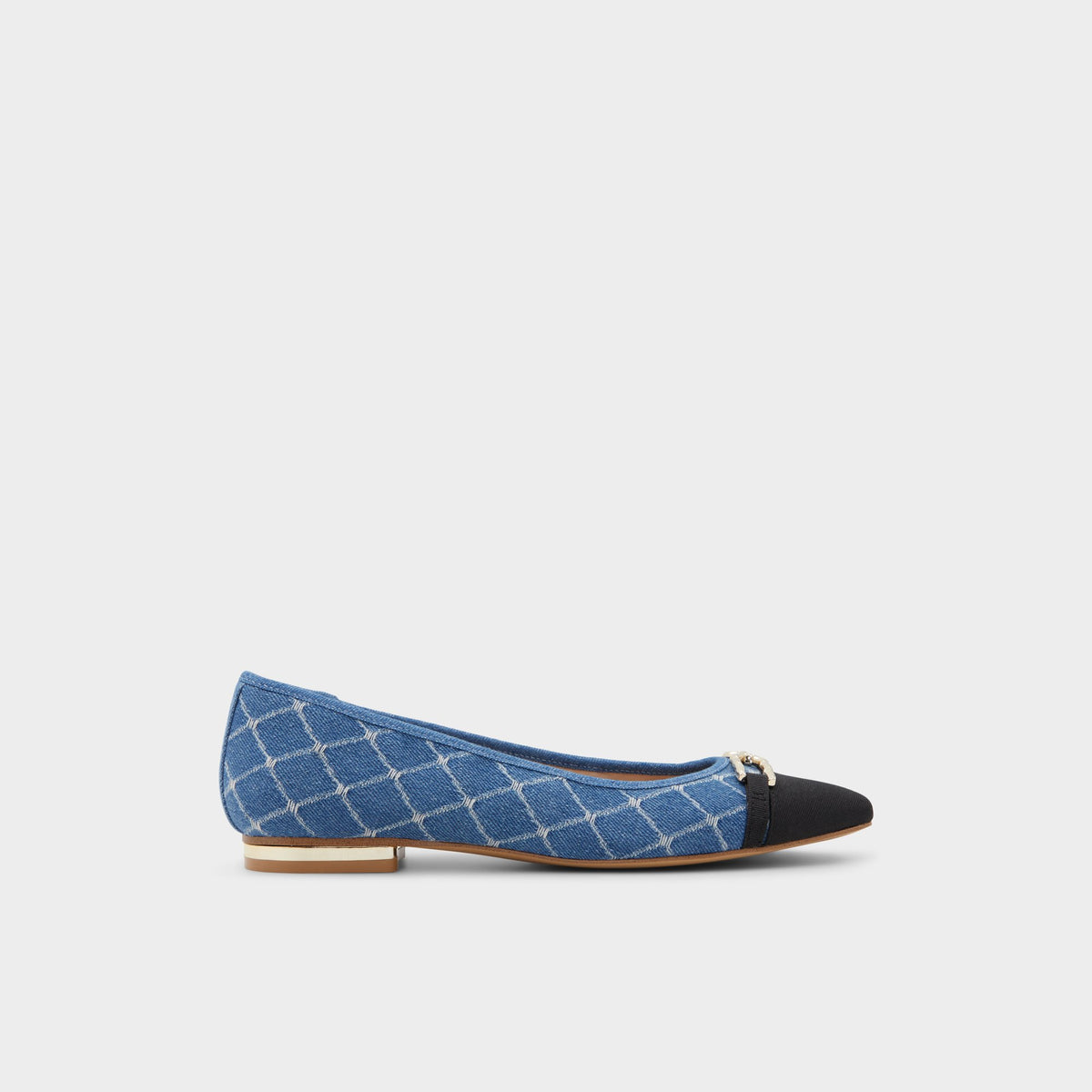 Main View of Medium Blue Preri Ballet flat for Womens