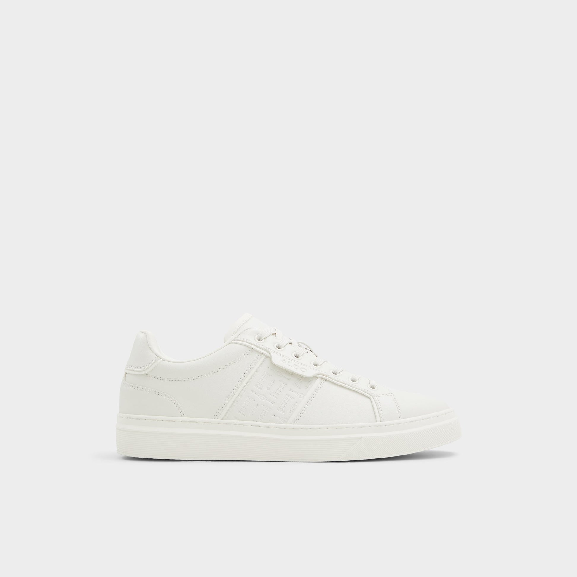 Main View of White/Bone Courtline Low top sneaker for Mens