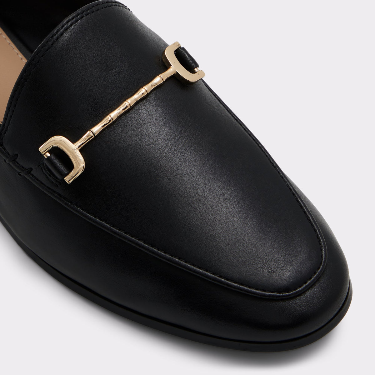 Close-up of the Black Kesley Loafer