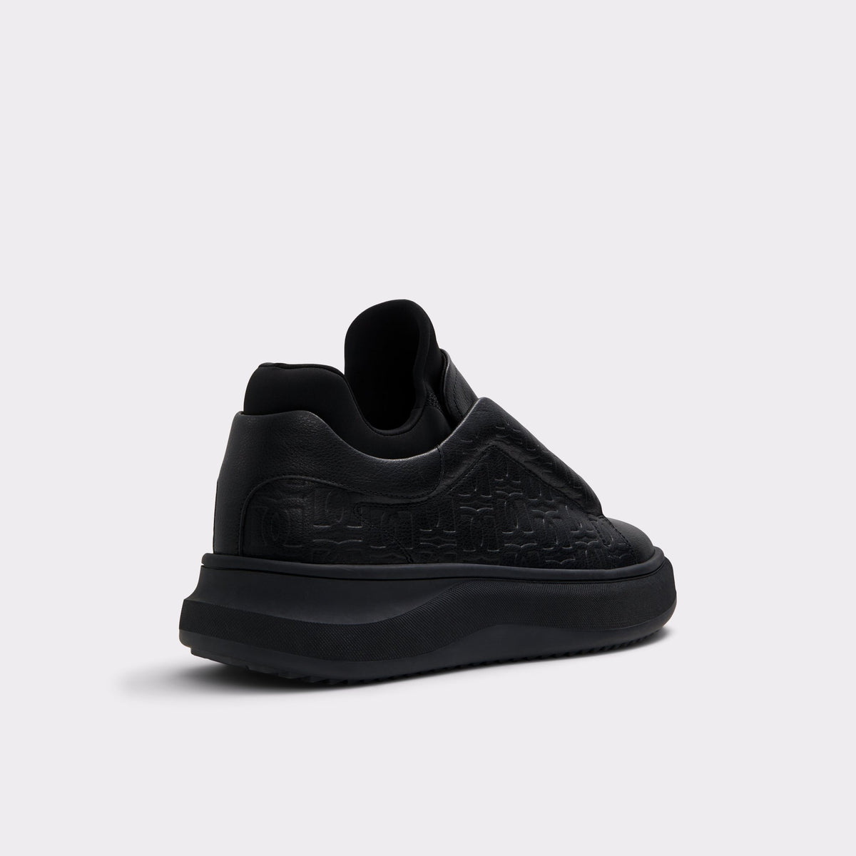 Three-quarter angle of Other Black Midwavespec Low top sneaker's back side