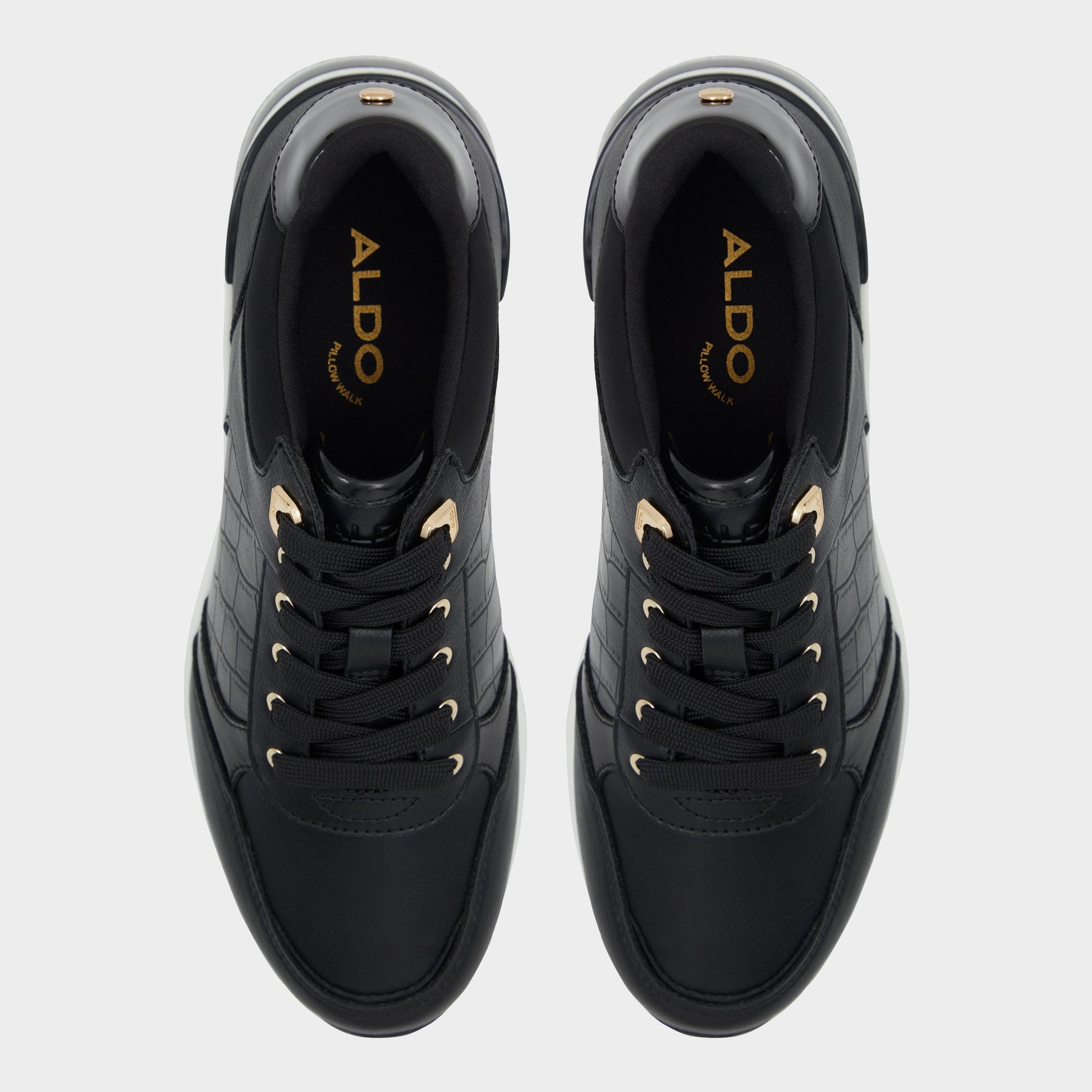 Top-down view of the Other Black Iconistep Jogger sneaker