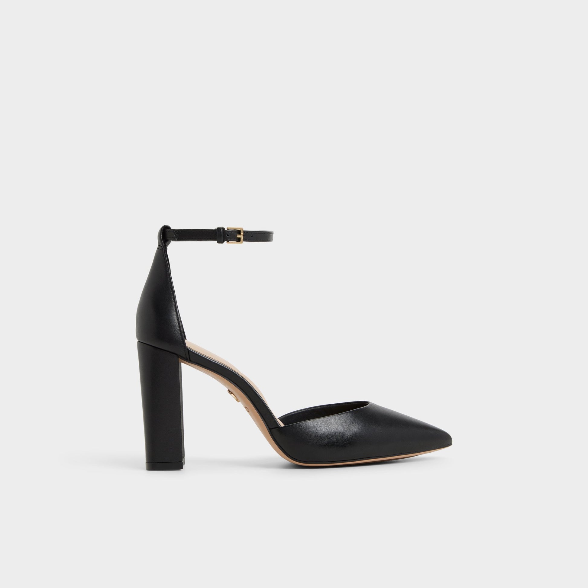 Main View of Black Faith Strappy heeled shoe for Womens