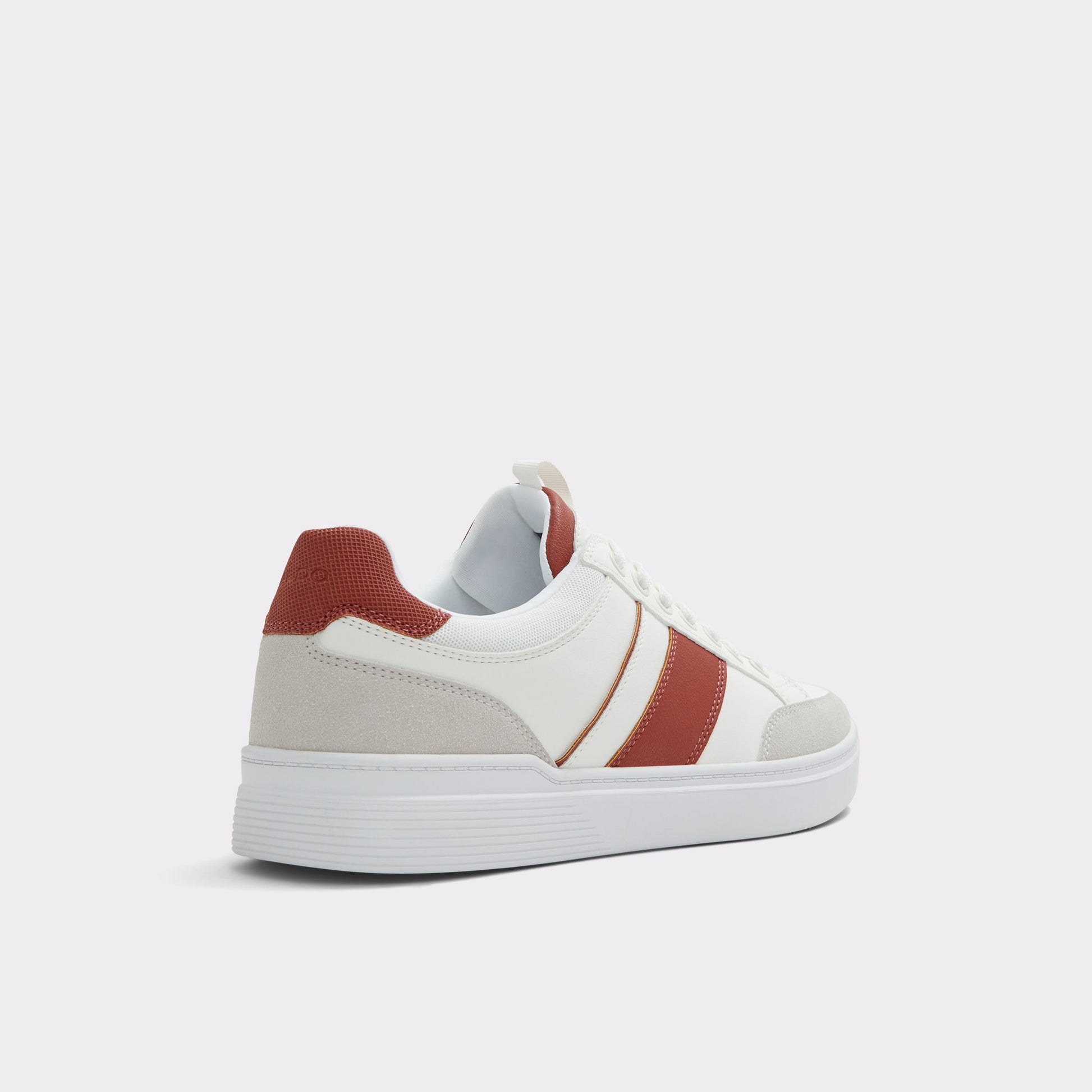 Three-quarter angle of Other White Elio Low top sneaker's back side