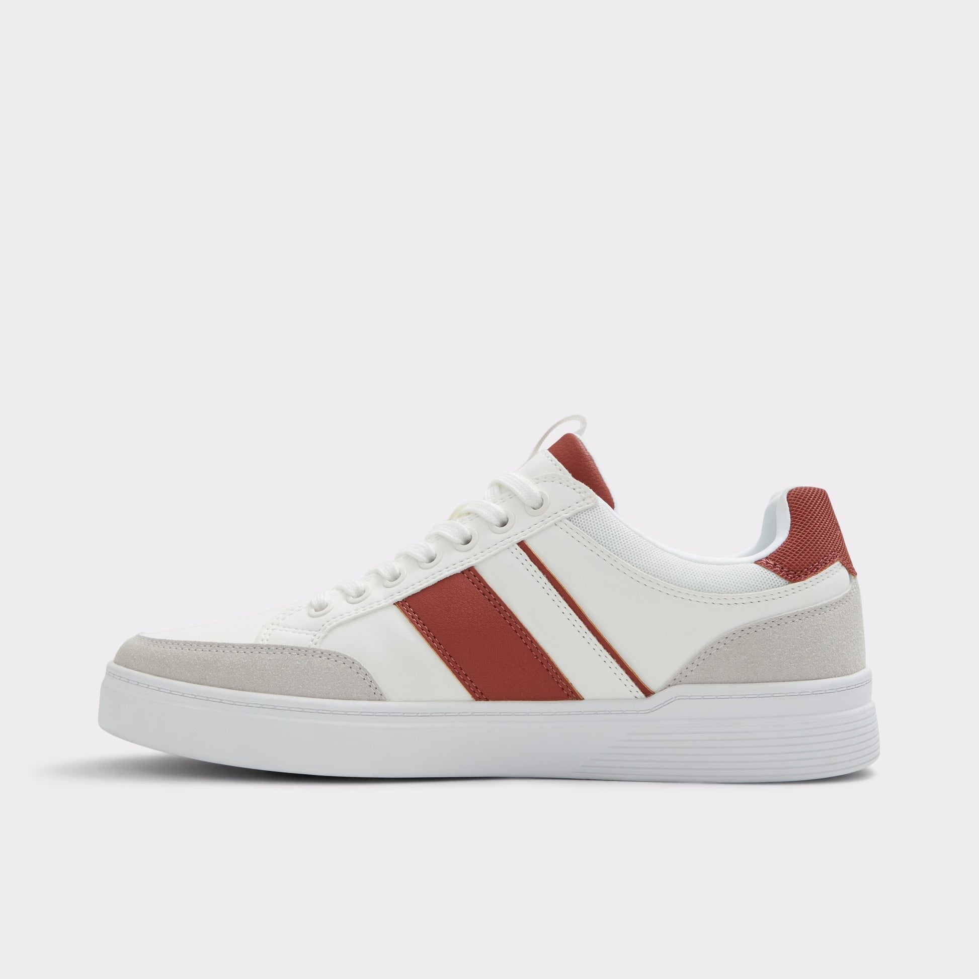 Side view of Other White Elio Low top sneaker