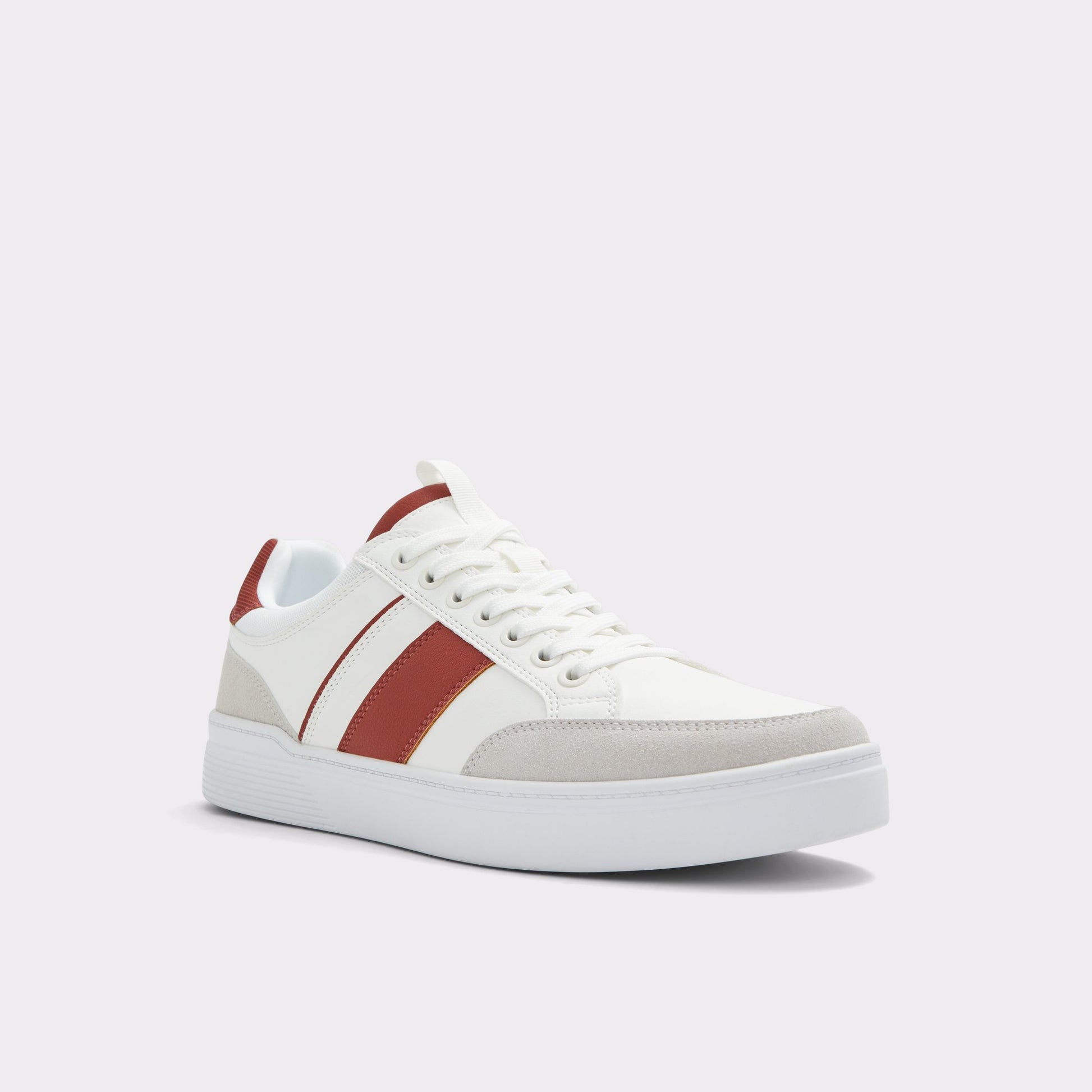 Three-quarter angle of Other White Elio Low top sneaker's front side