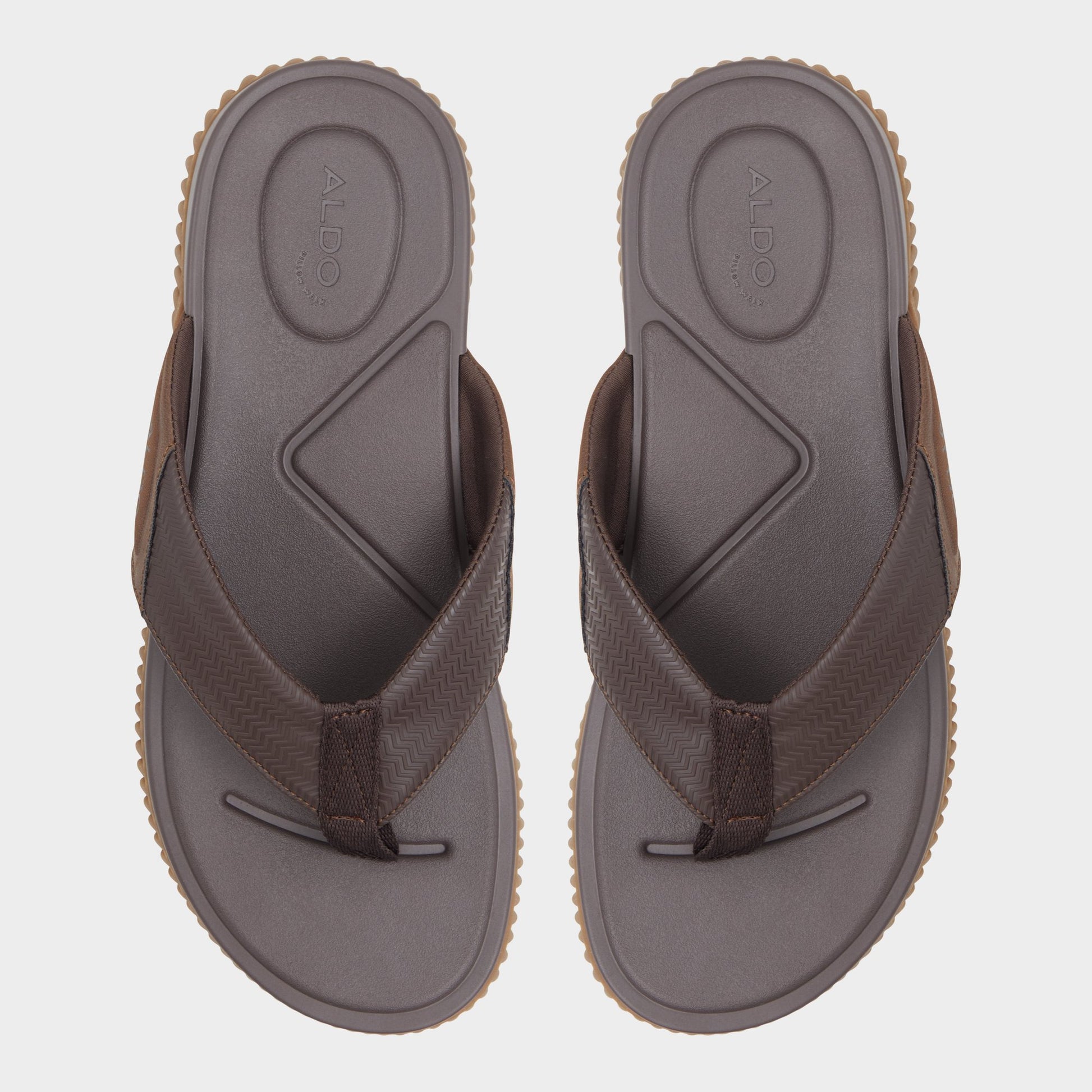 Top-down view of the Other brown Riptide Flip flop