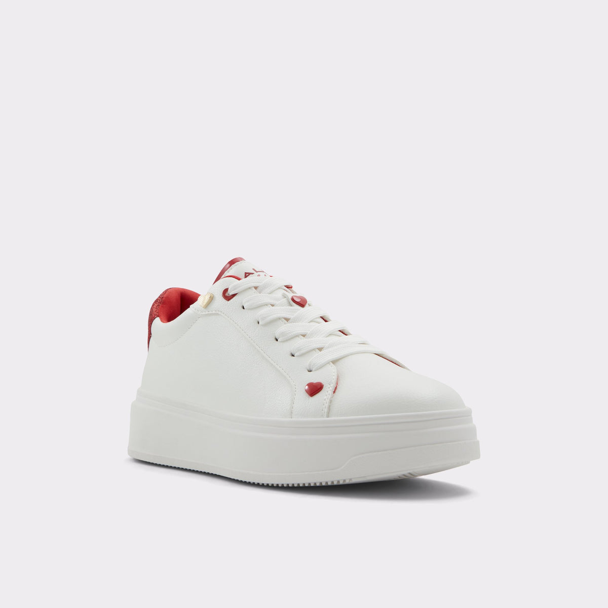 Three-quarter angle of Other Red Rosecloud Low top sneaker's front side