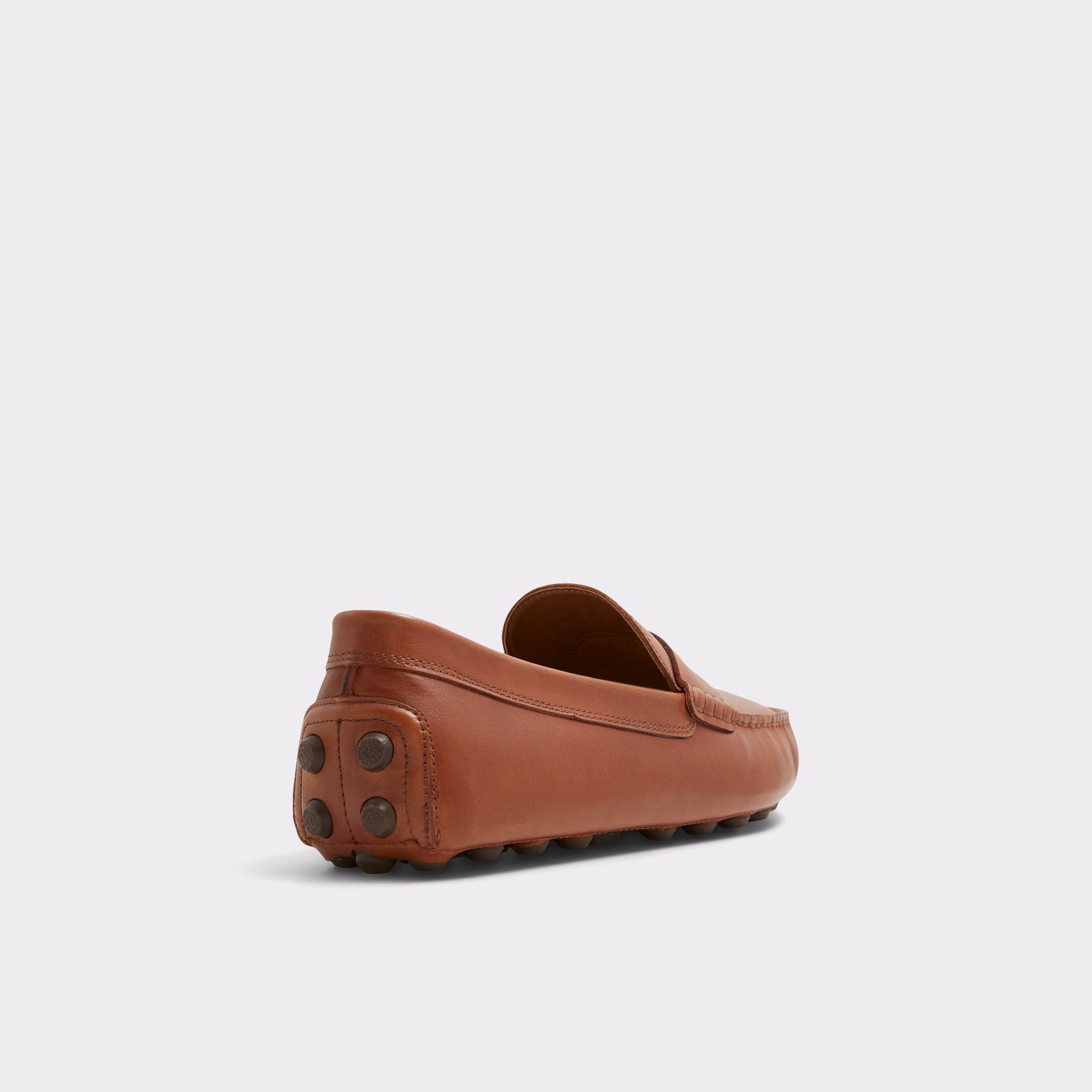 Three-quarter angle of Cognac Mackay Driving shoe's back side
