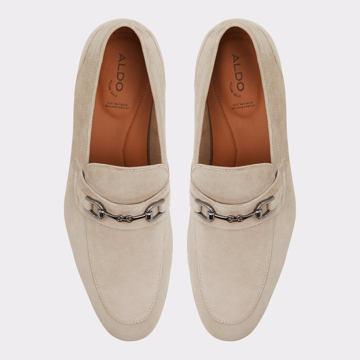 Top-down view of the Brown Overflow Marinho Loafer