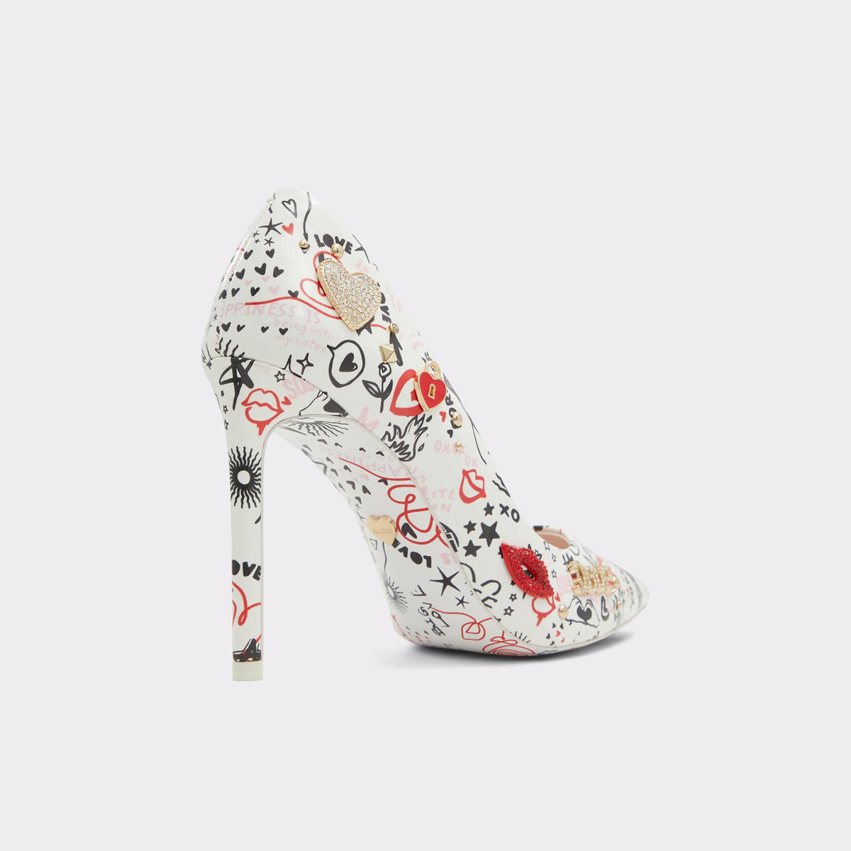Three-quarter angle of Assorted Stessy2.0 Stiletto Pump's back side
