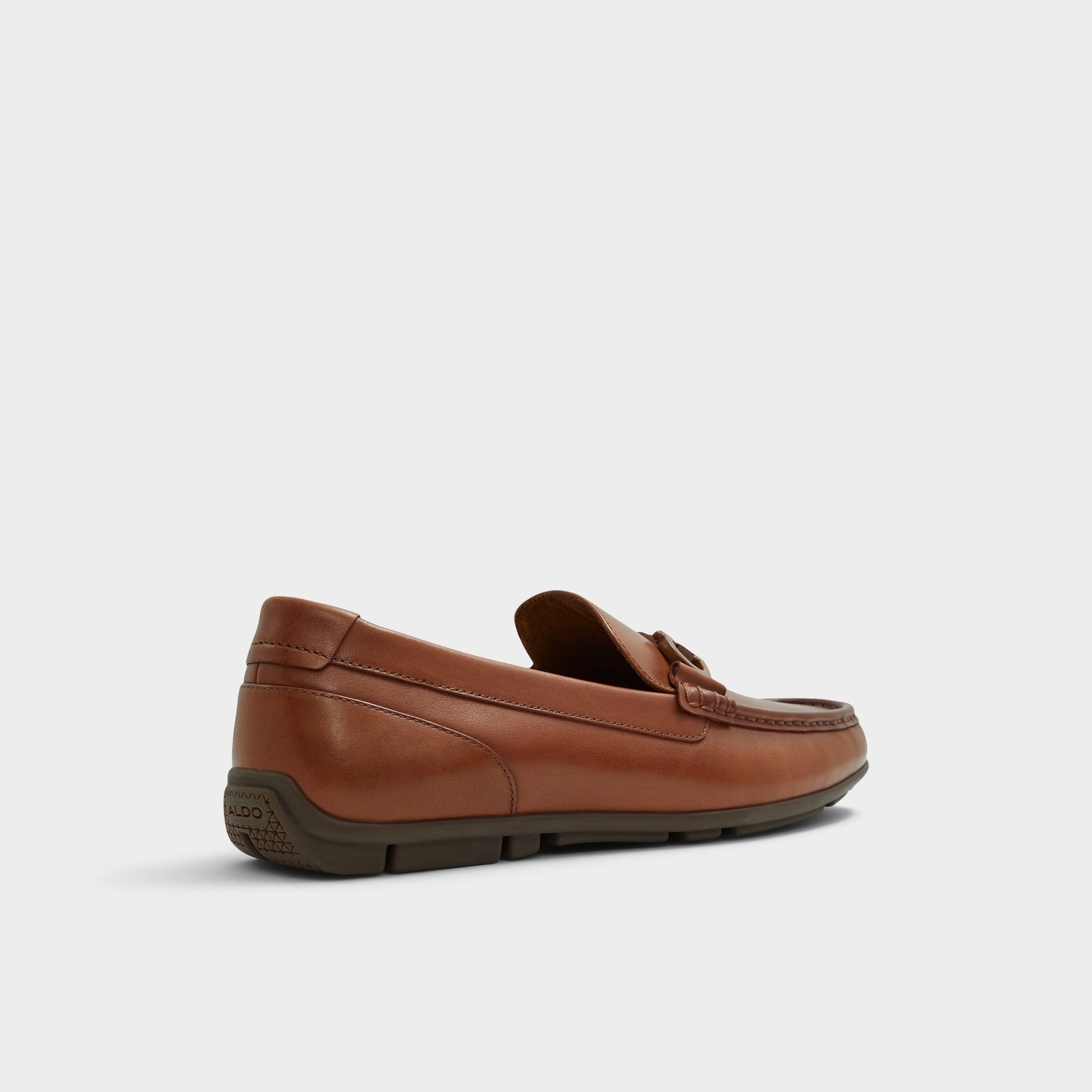 Three-quarter angle of Light Brown Orlovoflexx Slip-on's back side