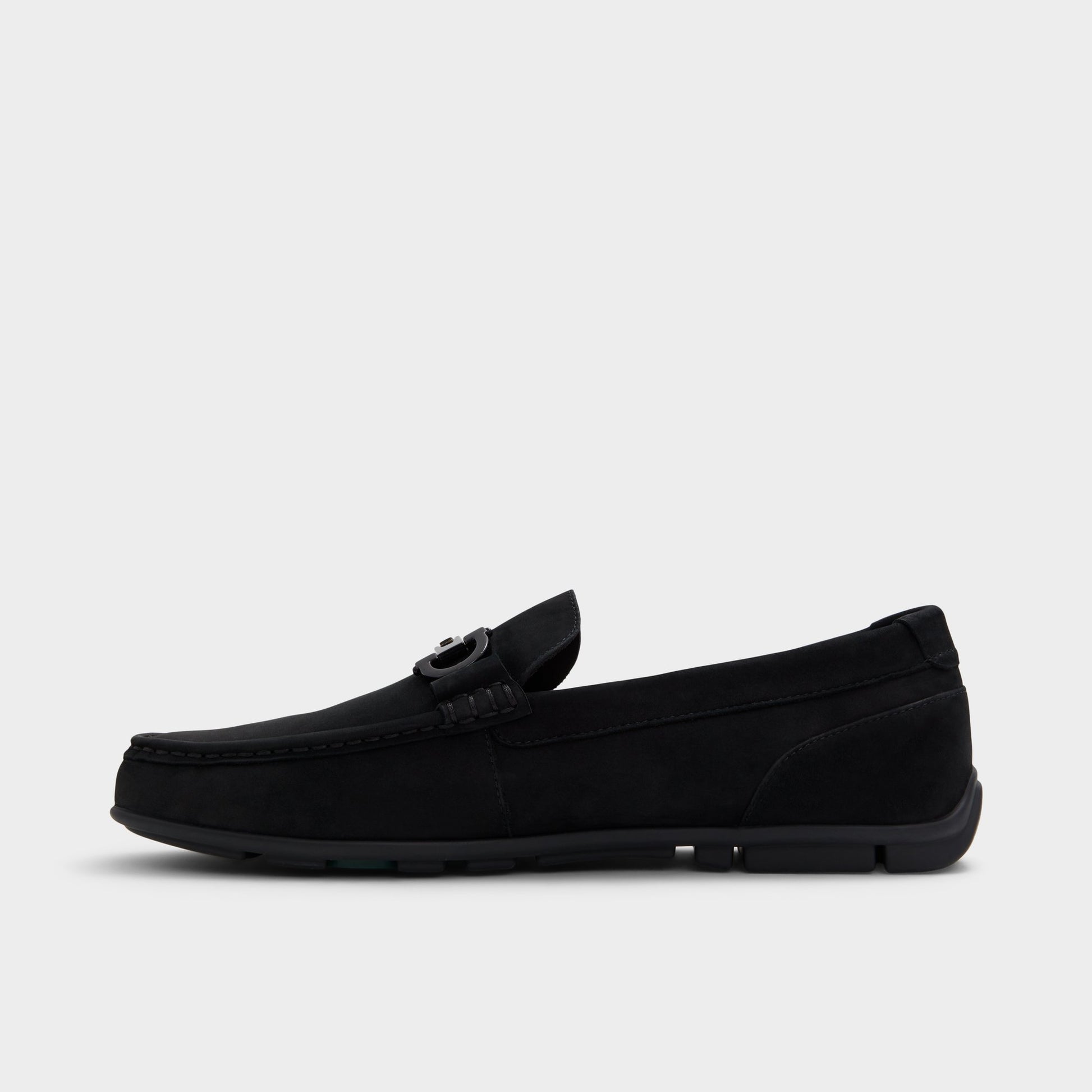 Side view of Black Orlovoflexx Driving shoe