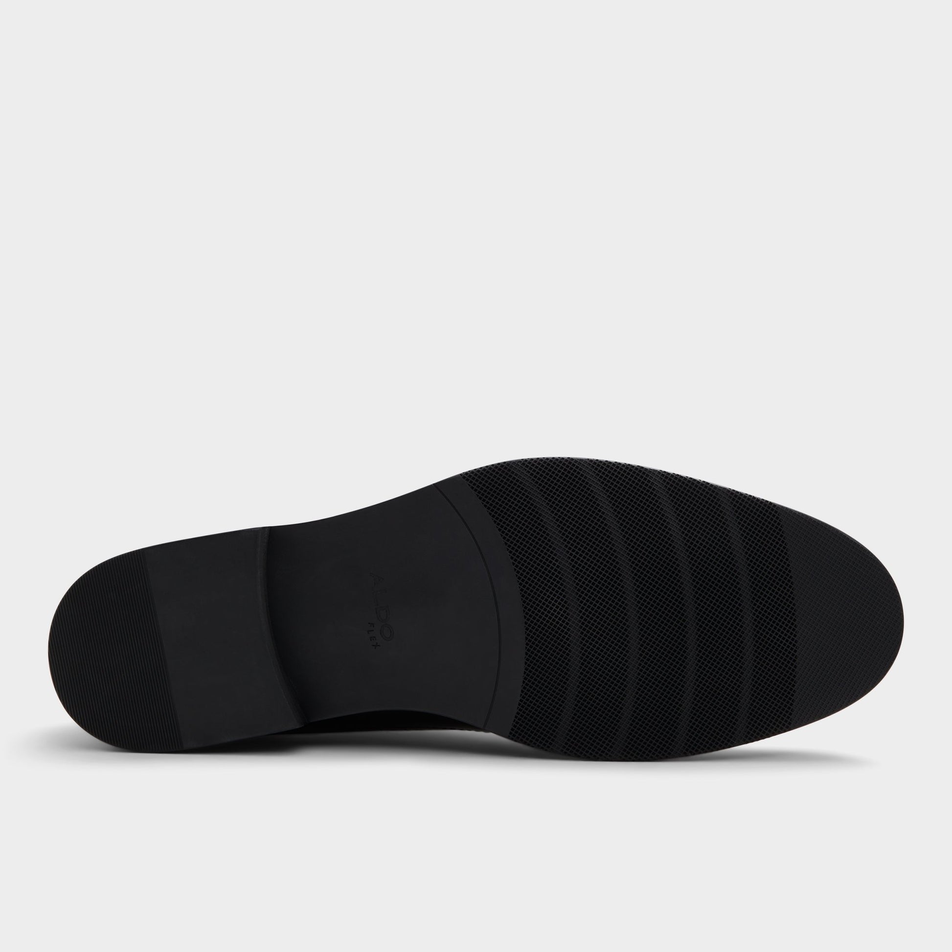 View of Black Fatisekflexx Oxford shoe's sole