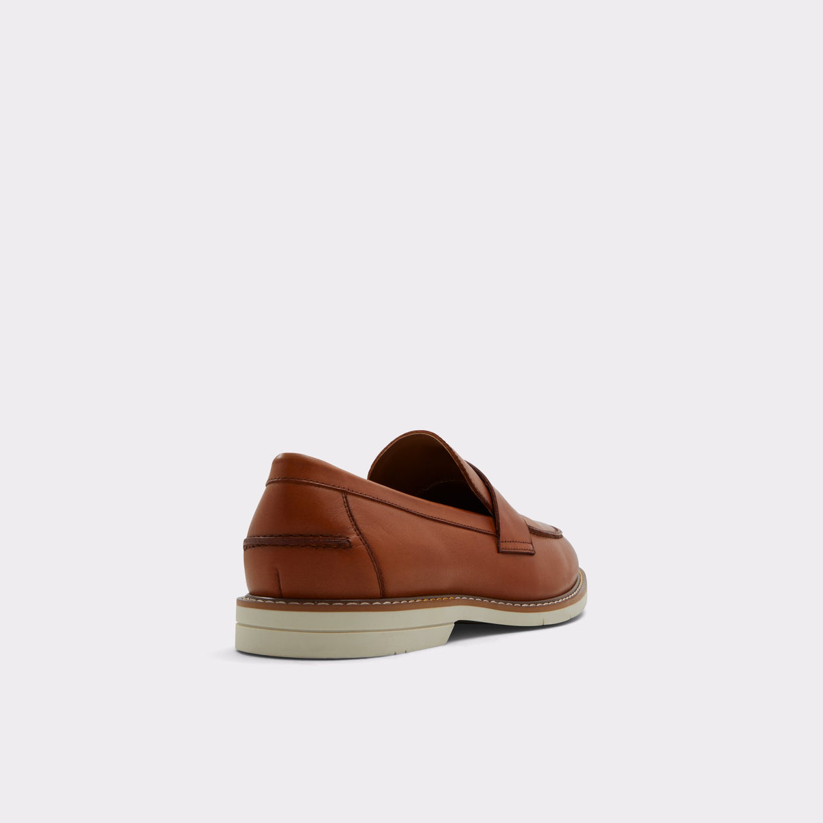 Three-quarter angle of Cognac Zadar Loafer's back side