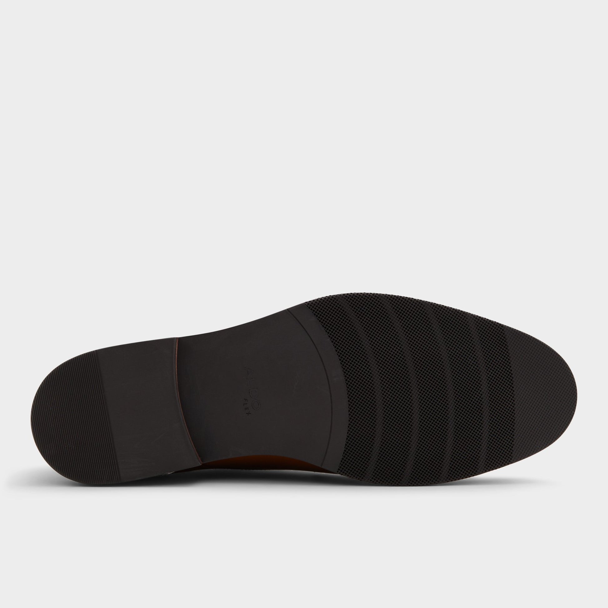 View of Cognac Hanfordd Oxford shoe's sole