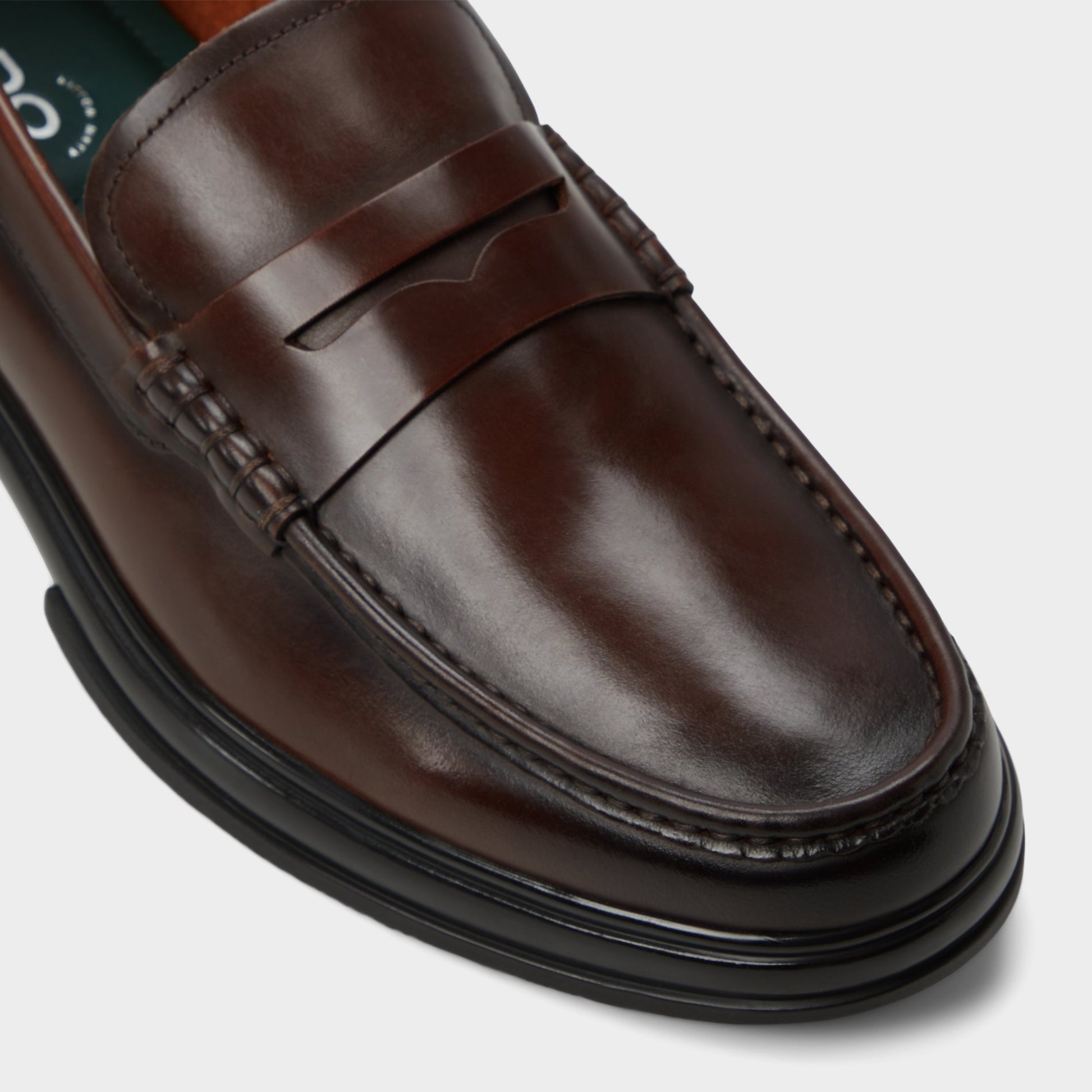 Close-up of the Other Brown Tucker Loafer