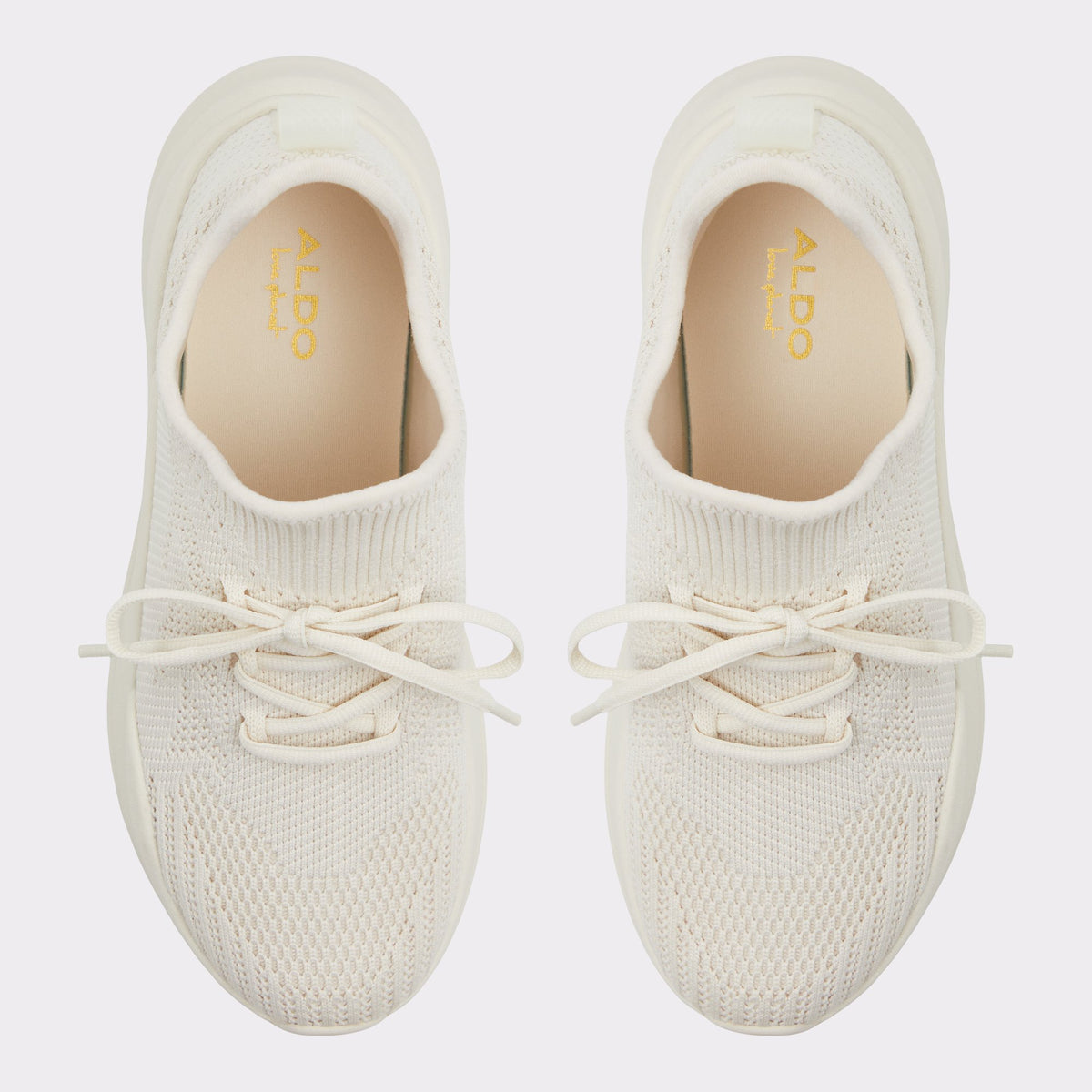Top-down view of the Other White Allday Jogger sole sneaker