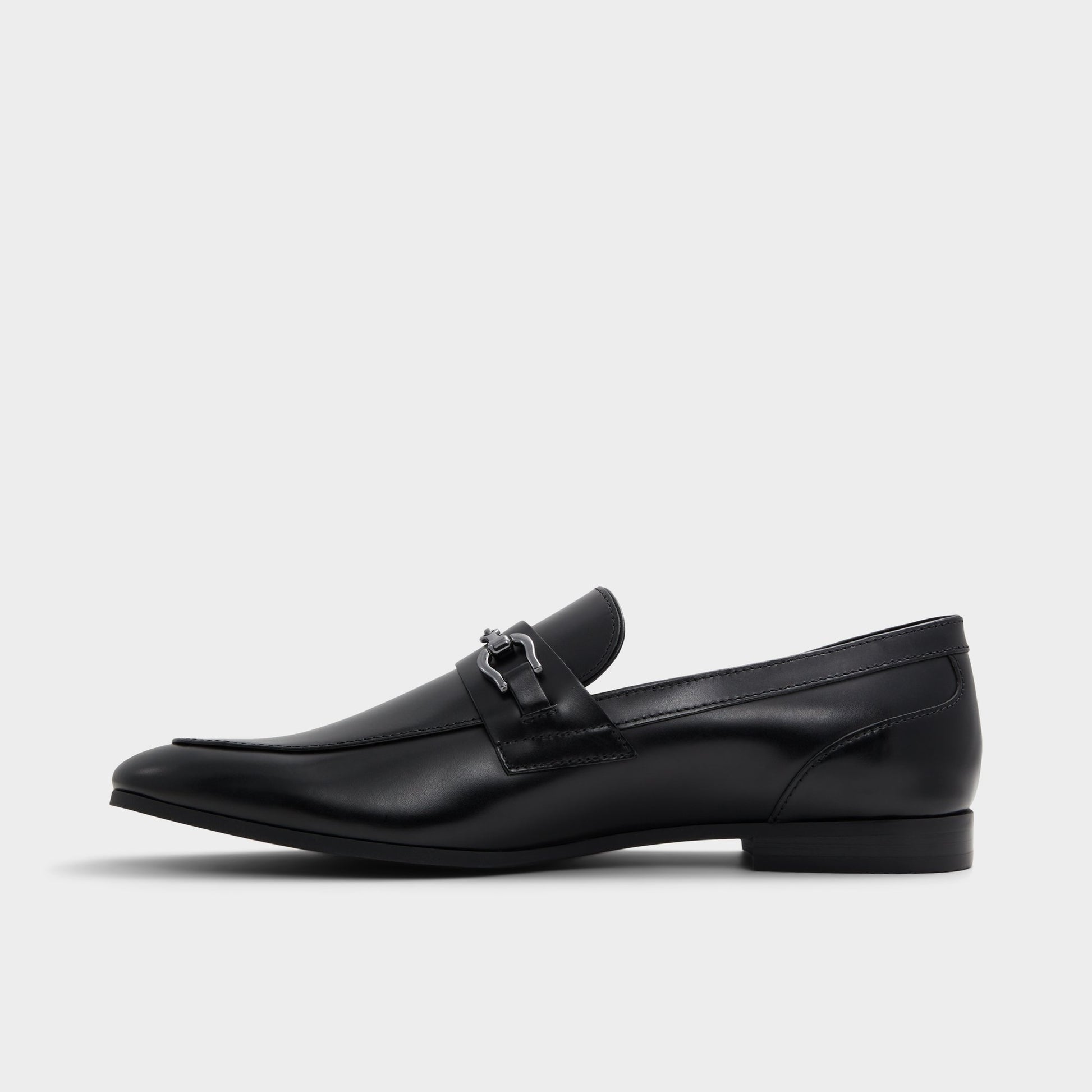 Side view of Open Black Marinho Loafer