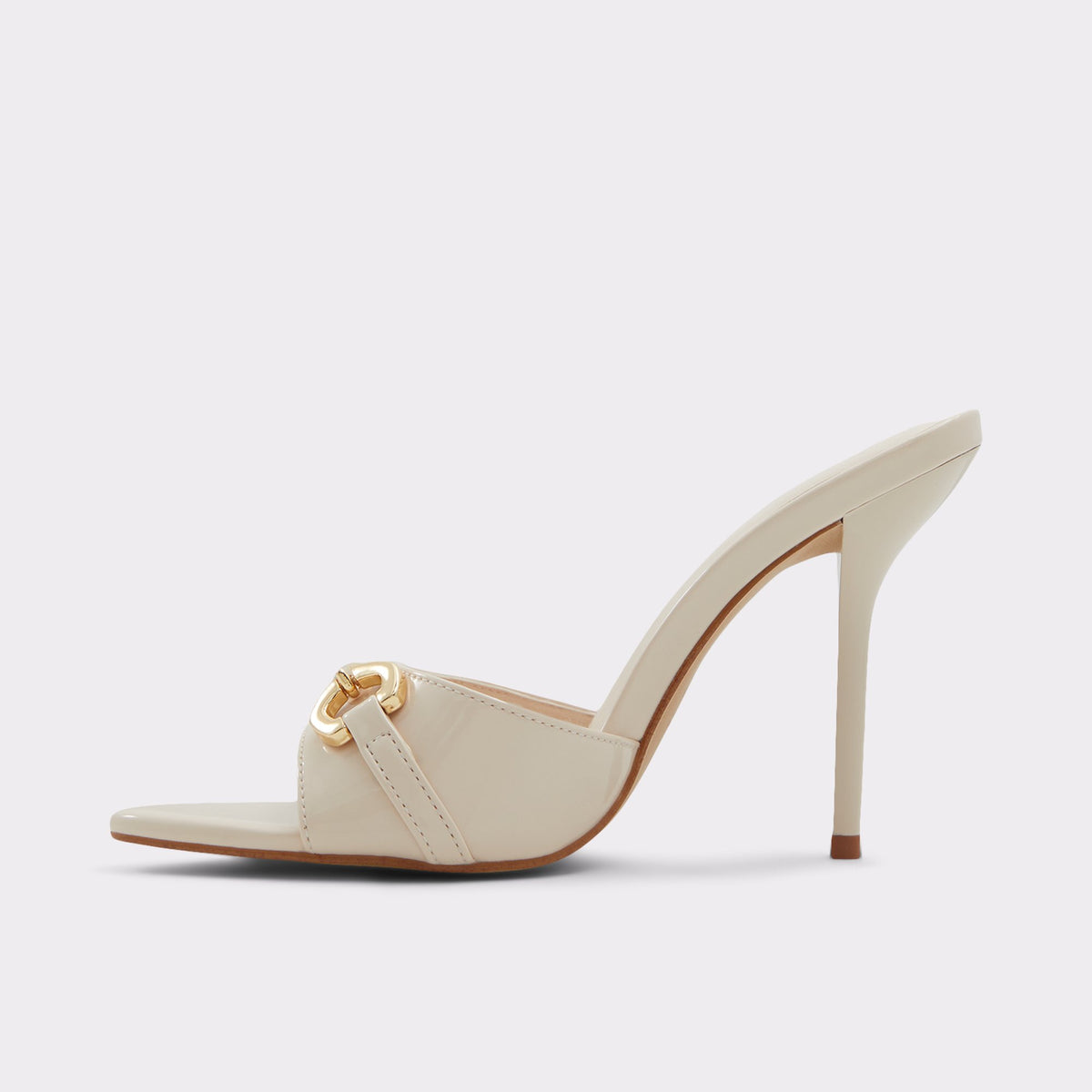 Side view of Other Beige Edoassi Mule