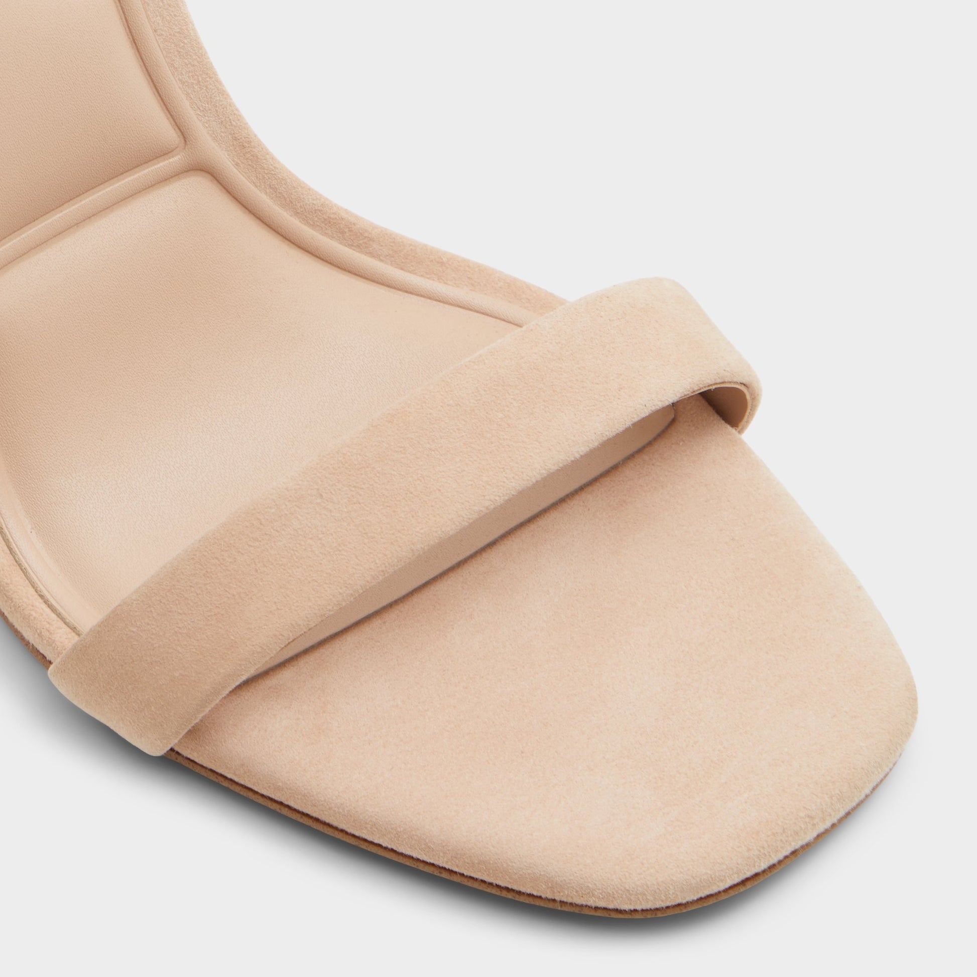 Close-up of the Beige Hazelia Strappy sandal