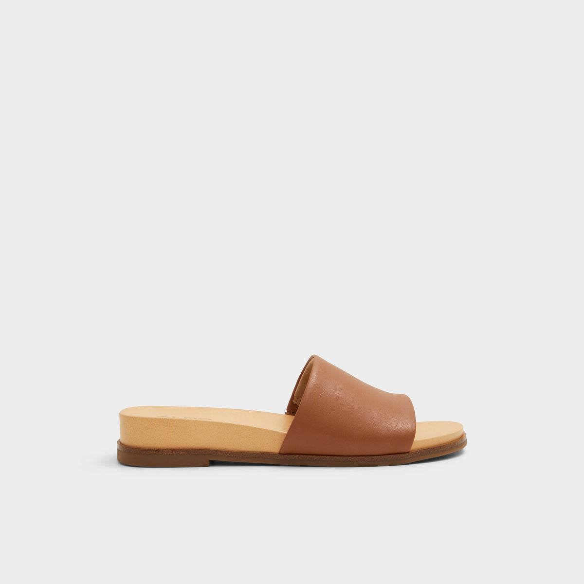 Main View of Cognac Elina Slide sandal for Womens