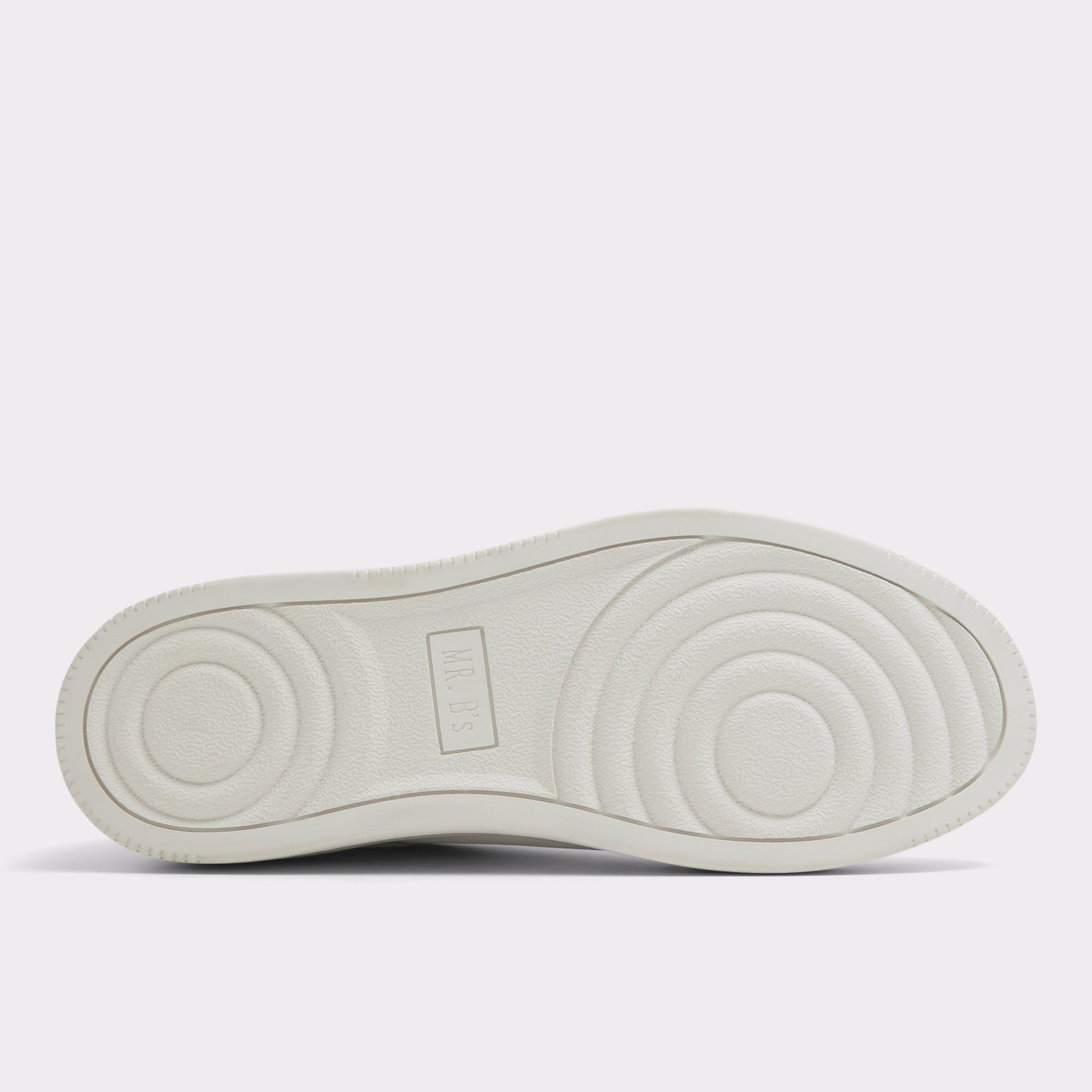 View of White Baseliner Low top sneaker's sole
