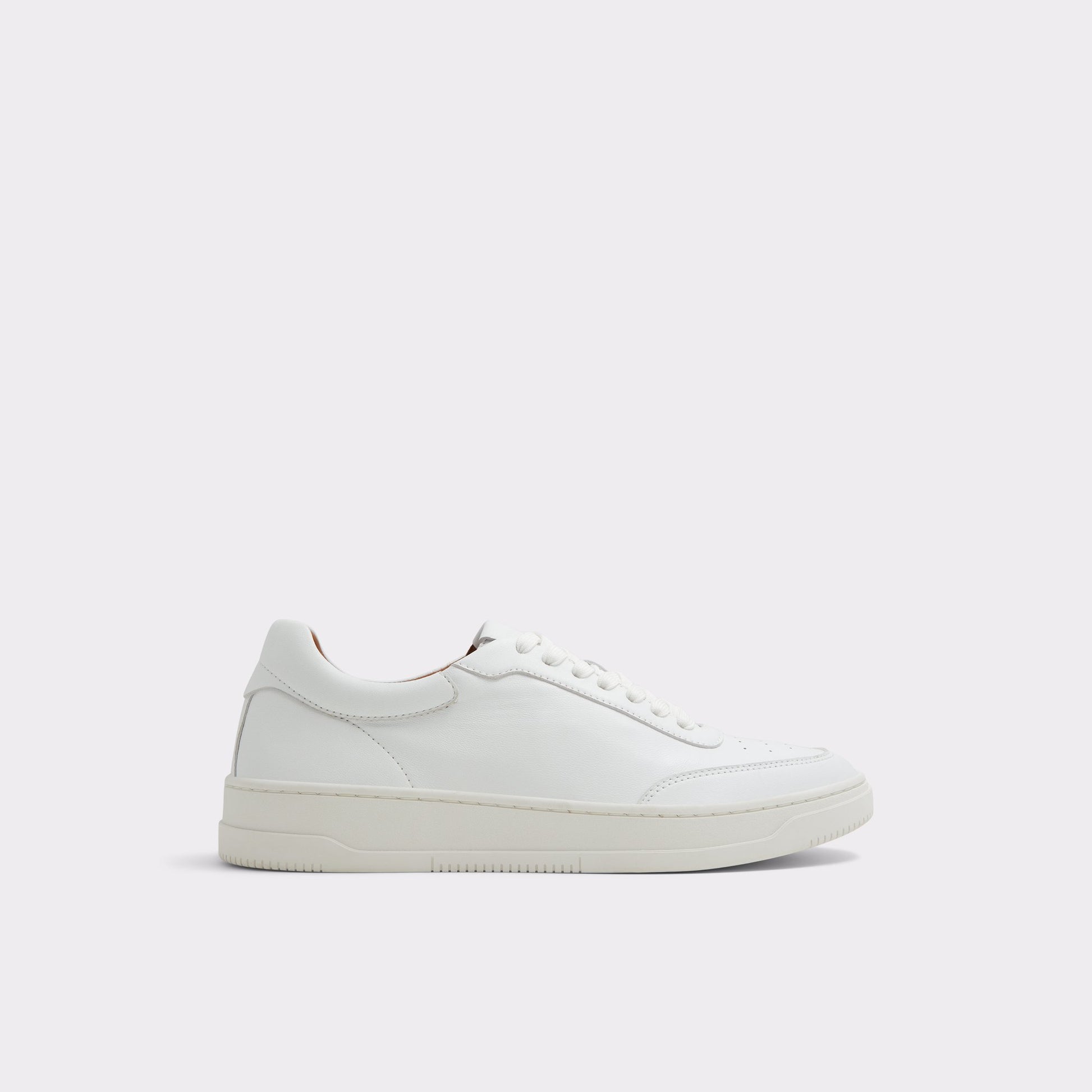 Main View of White Baseliner Low top sneaker for Mens