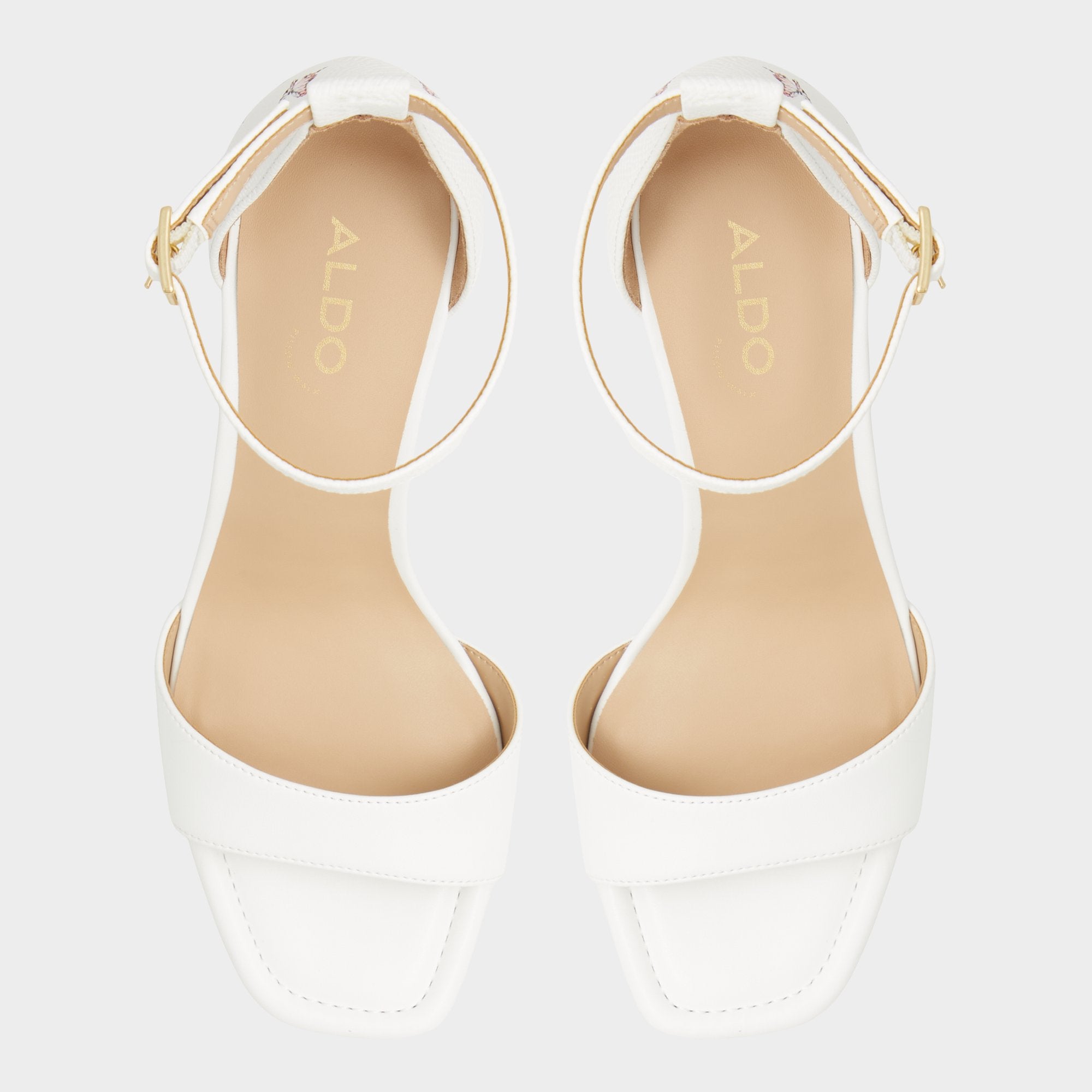 Enaegyn White Multi Women's Strappy sandals Enaegyn White Multi Women's Strappy sandals