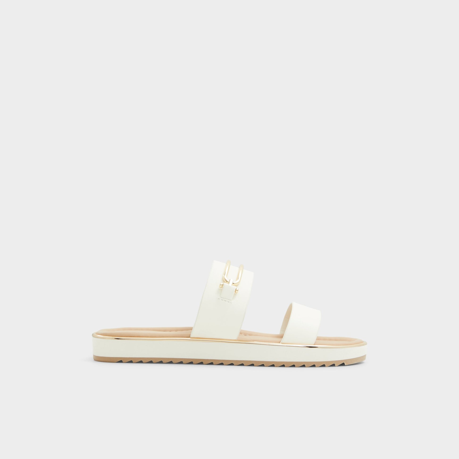 Main View of White Lagoon Strappy flat sandal for Womens