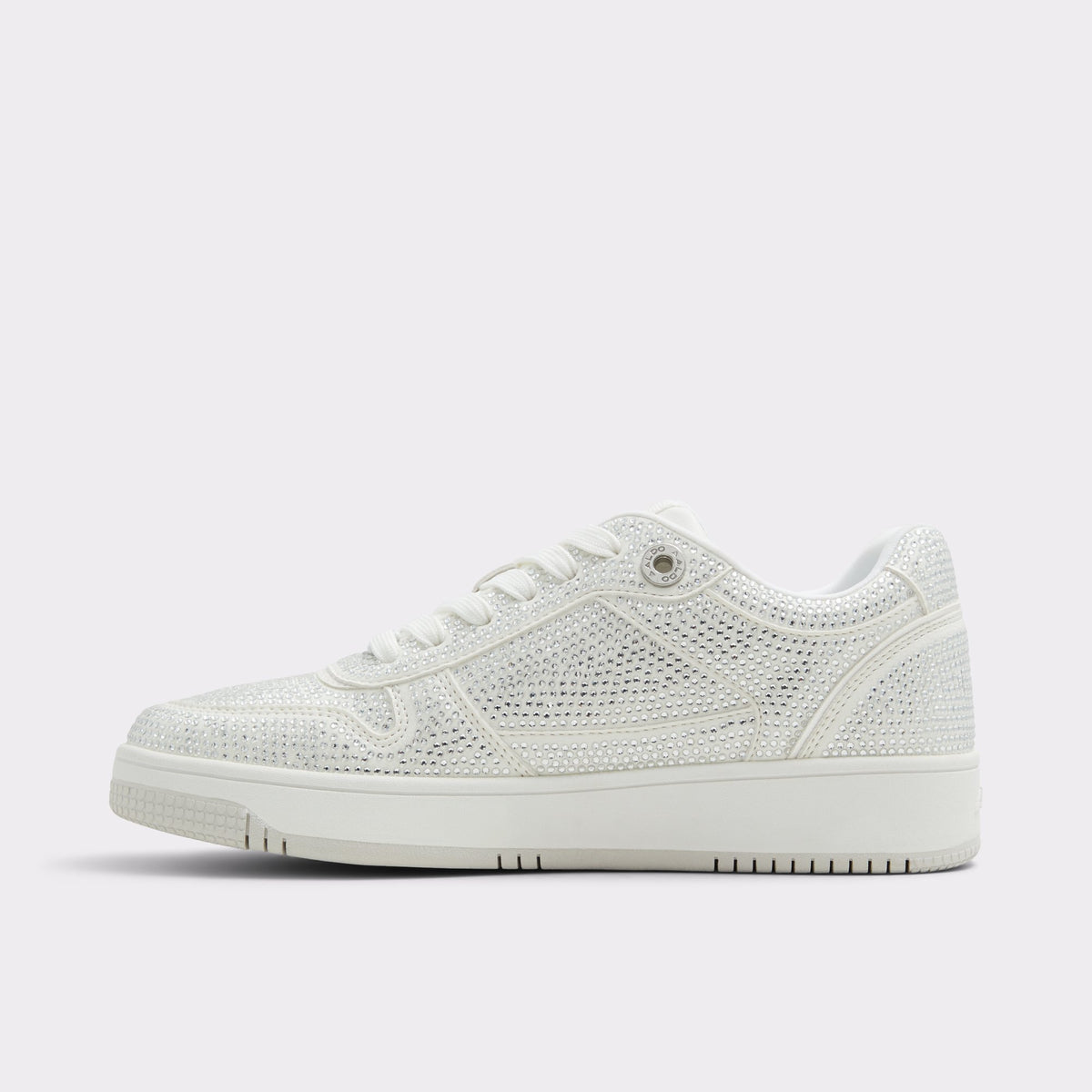 Vue latérale de Blanc Ouvert Retroact Sneaker bas