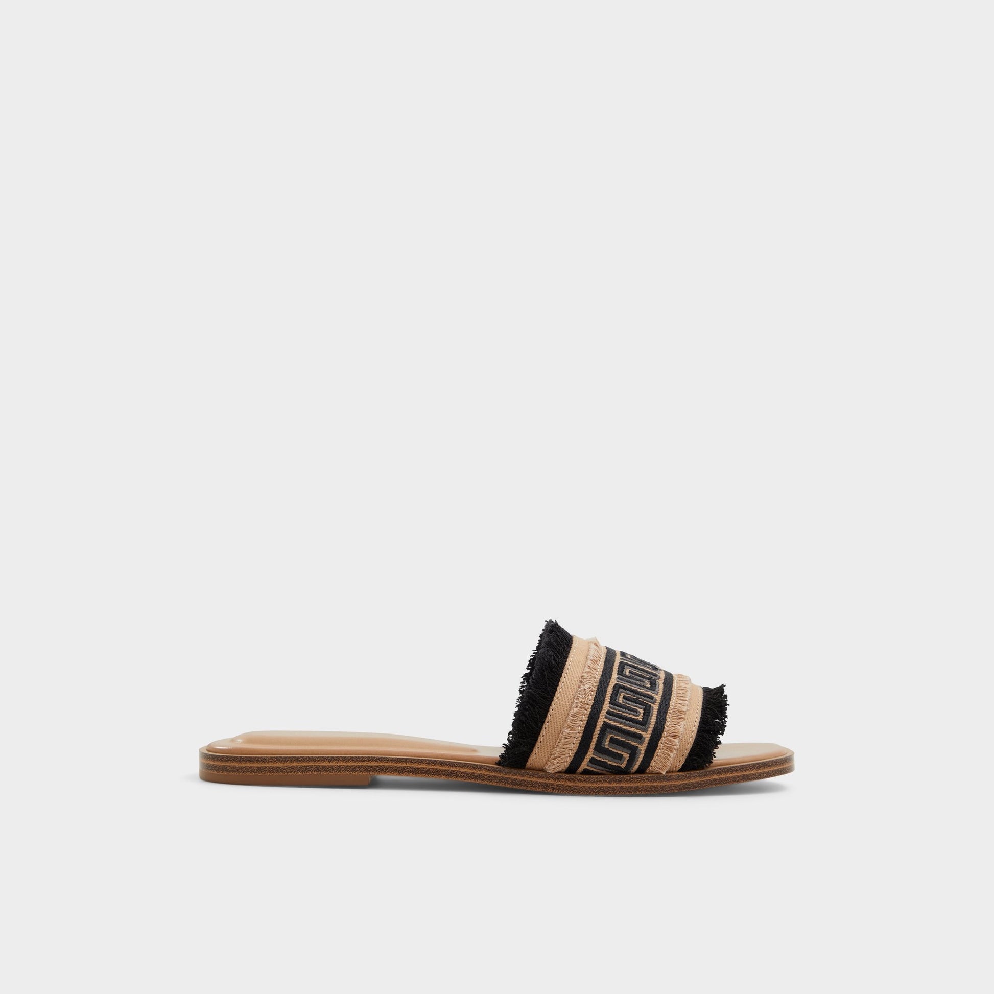 Main View of Open Black Nalani Slide sandal for Womens