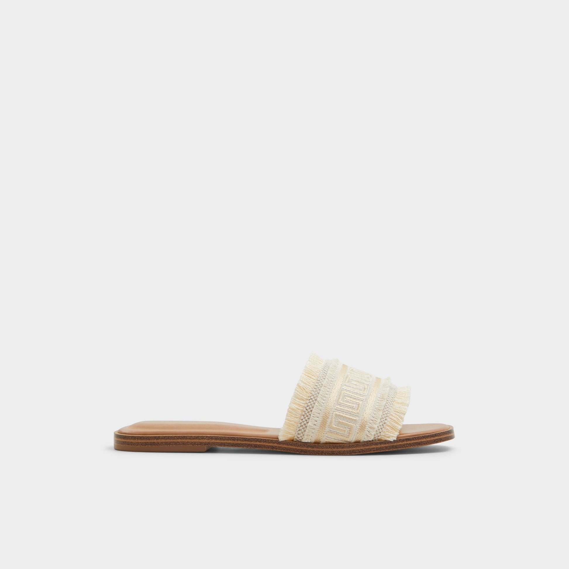 Main View of Gold Nalani Slide sandal for Womens