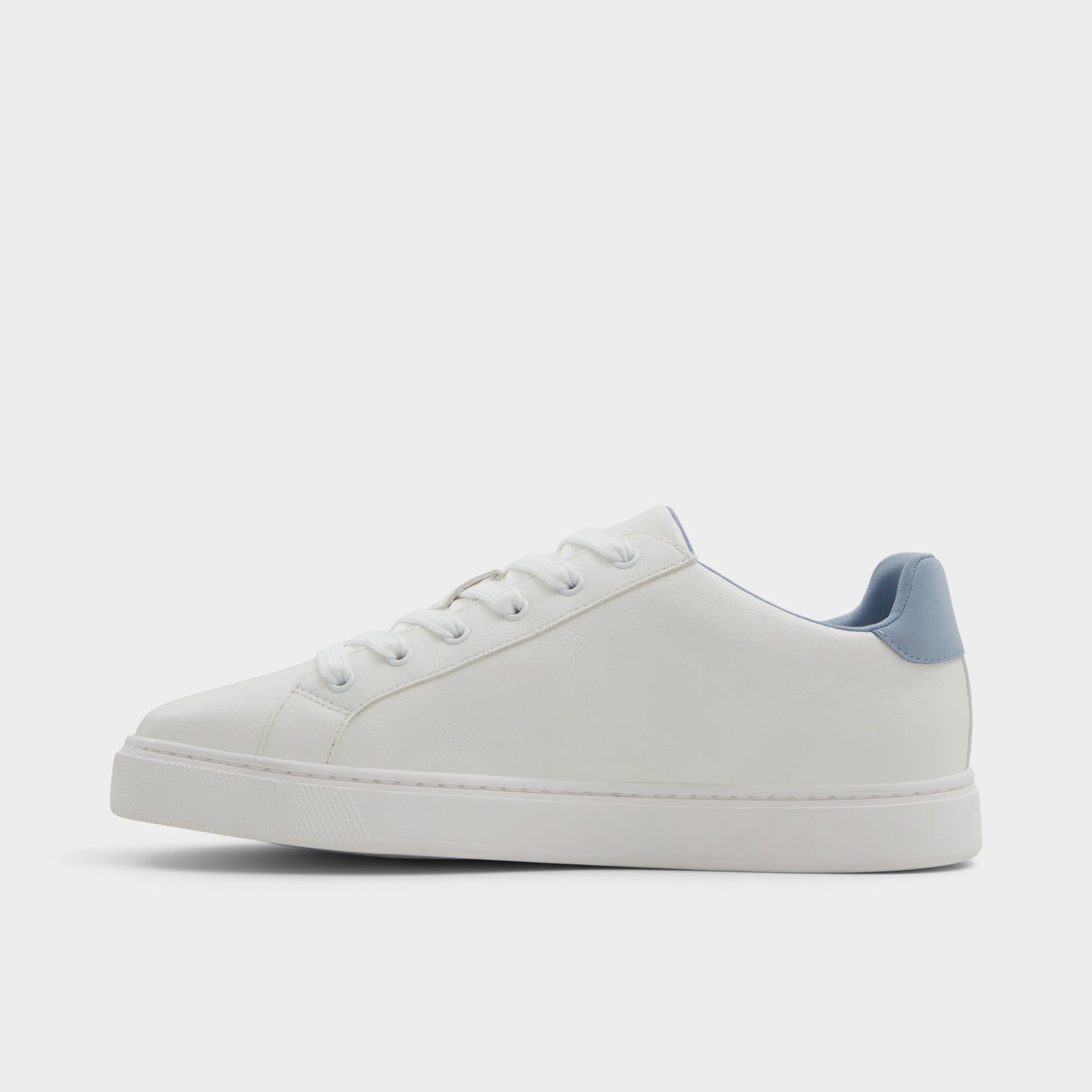 Side view of Medium Blue Palazzi Low top sneaker