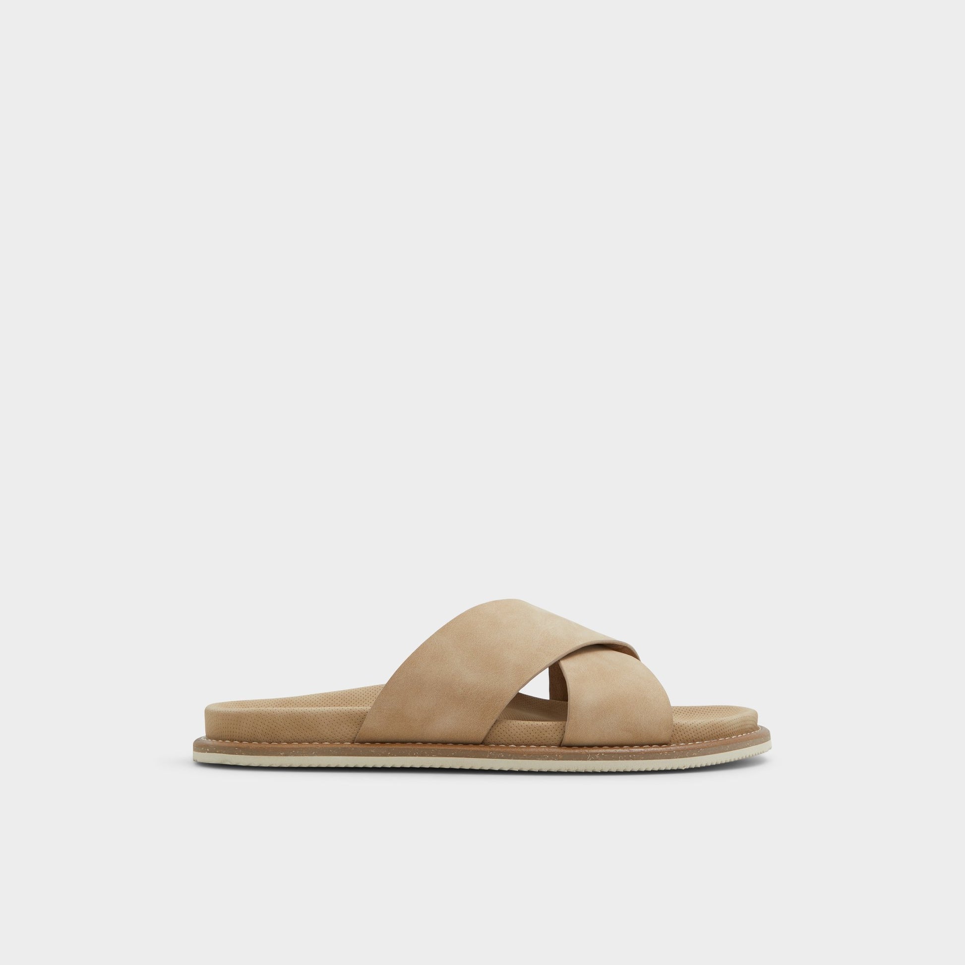 Main View of Beige Marrin Slide sandal for Mens
