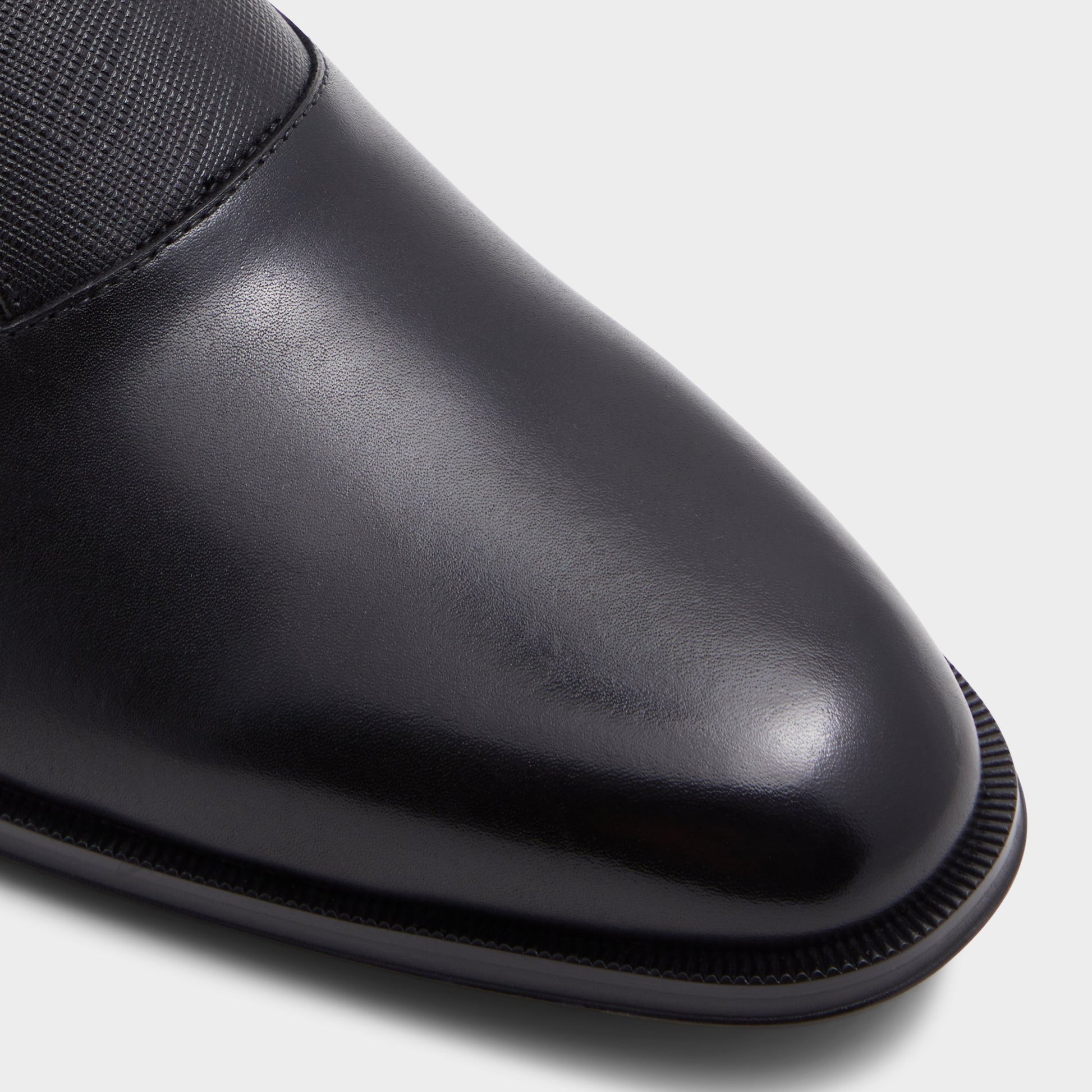 Close-up of the Other Black Dashing Monkstrap loafer