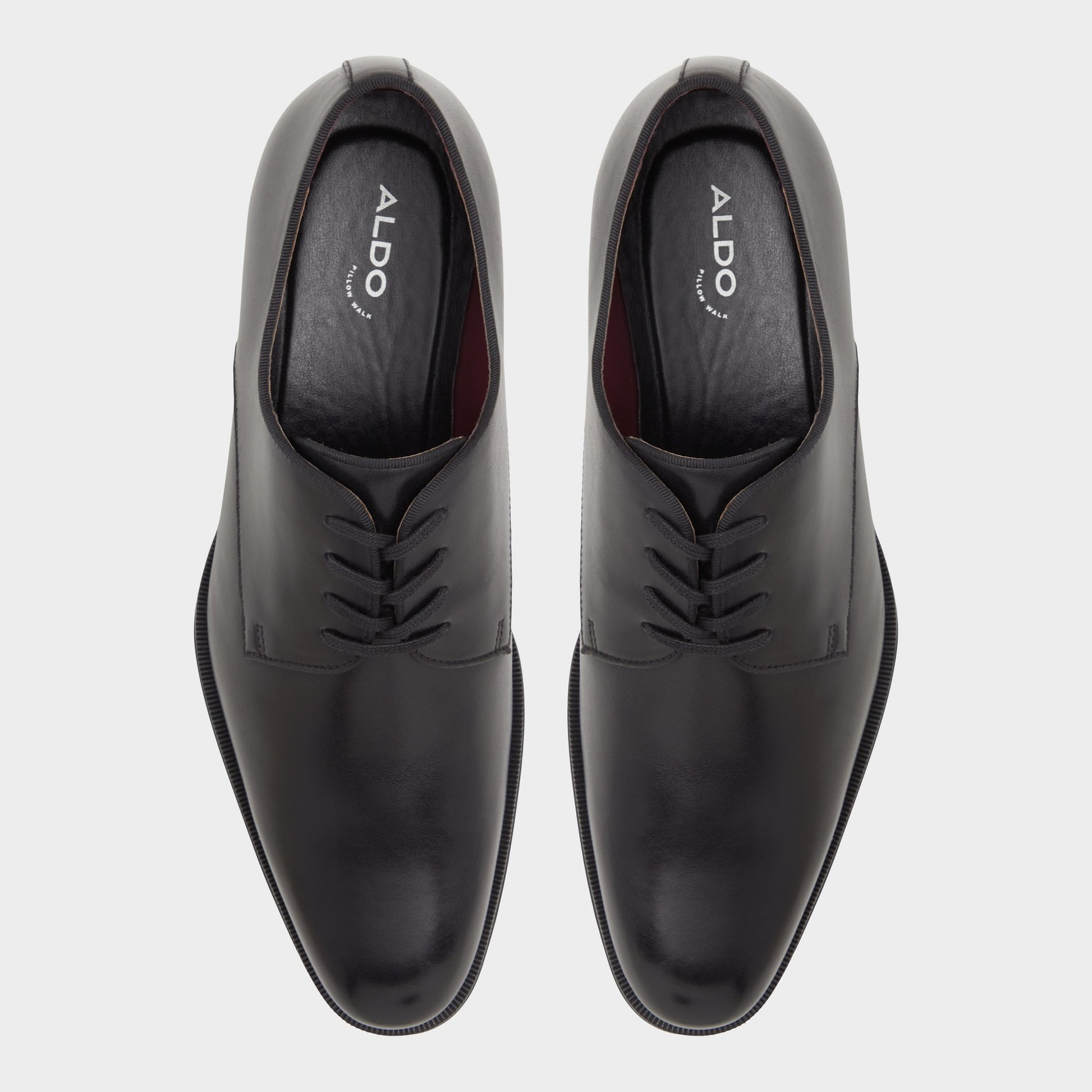 Top-down view of the Other Black Zale Oxford shoe