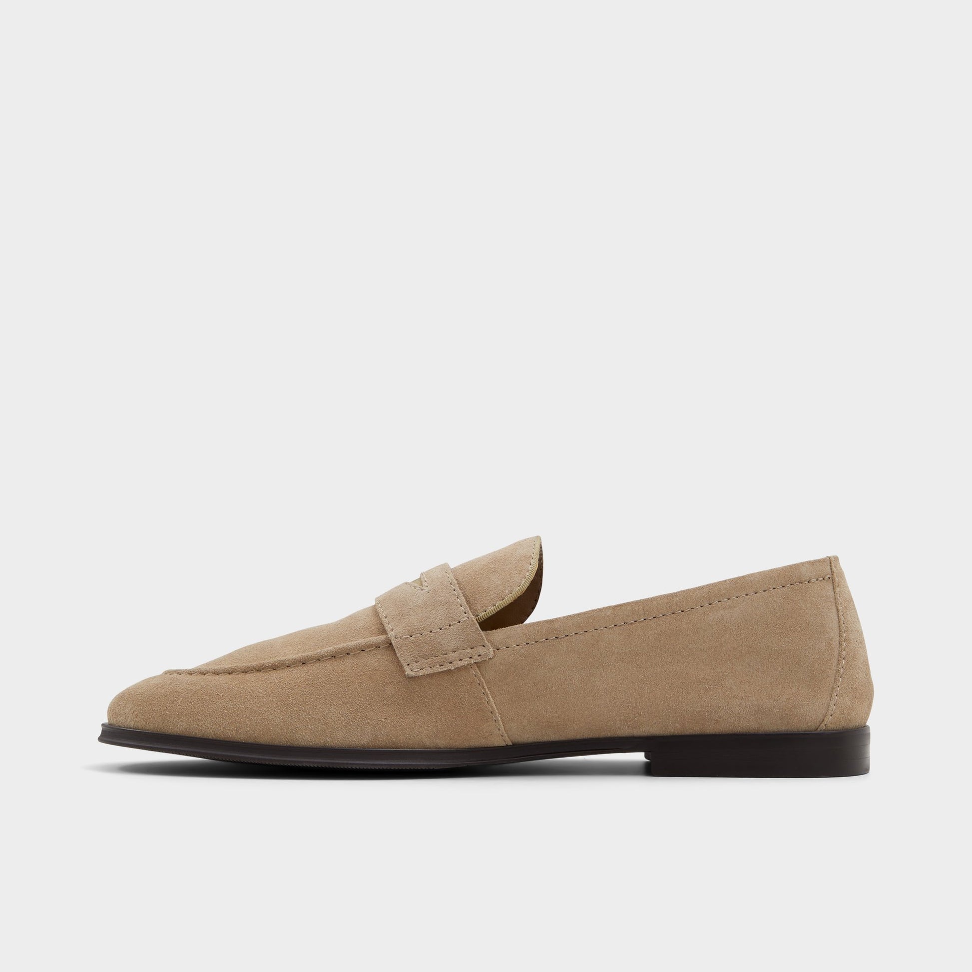 Side view of Beige Journey Loafer