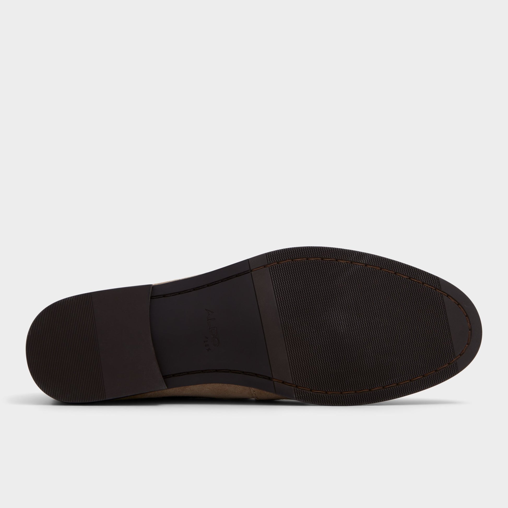View of Beige Journey Loafer's sole