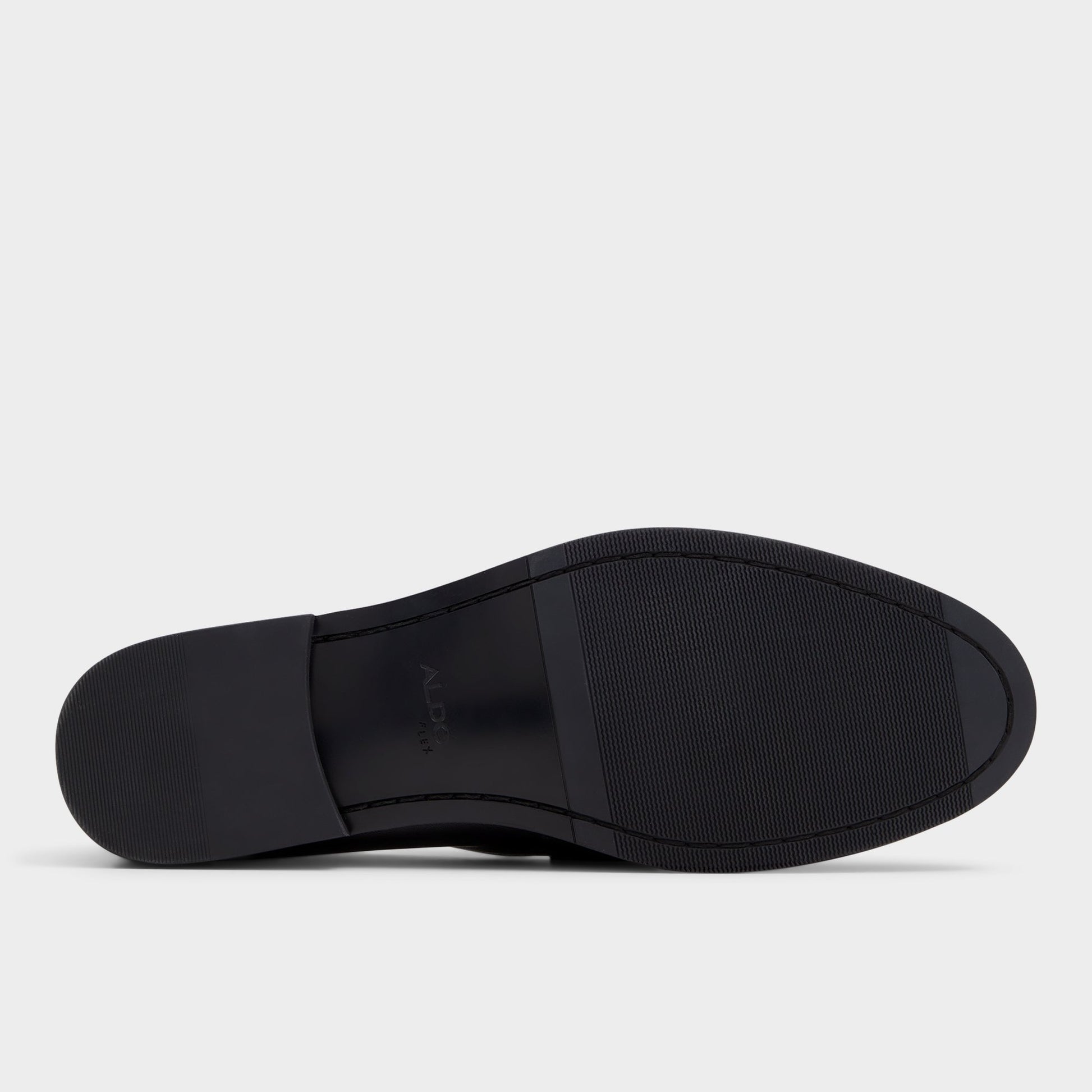 View of Black Journey Loafer's sole