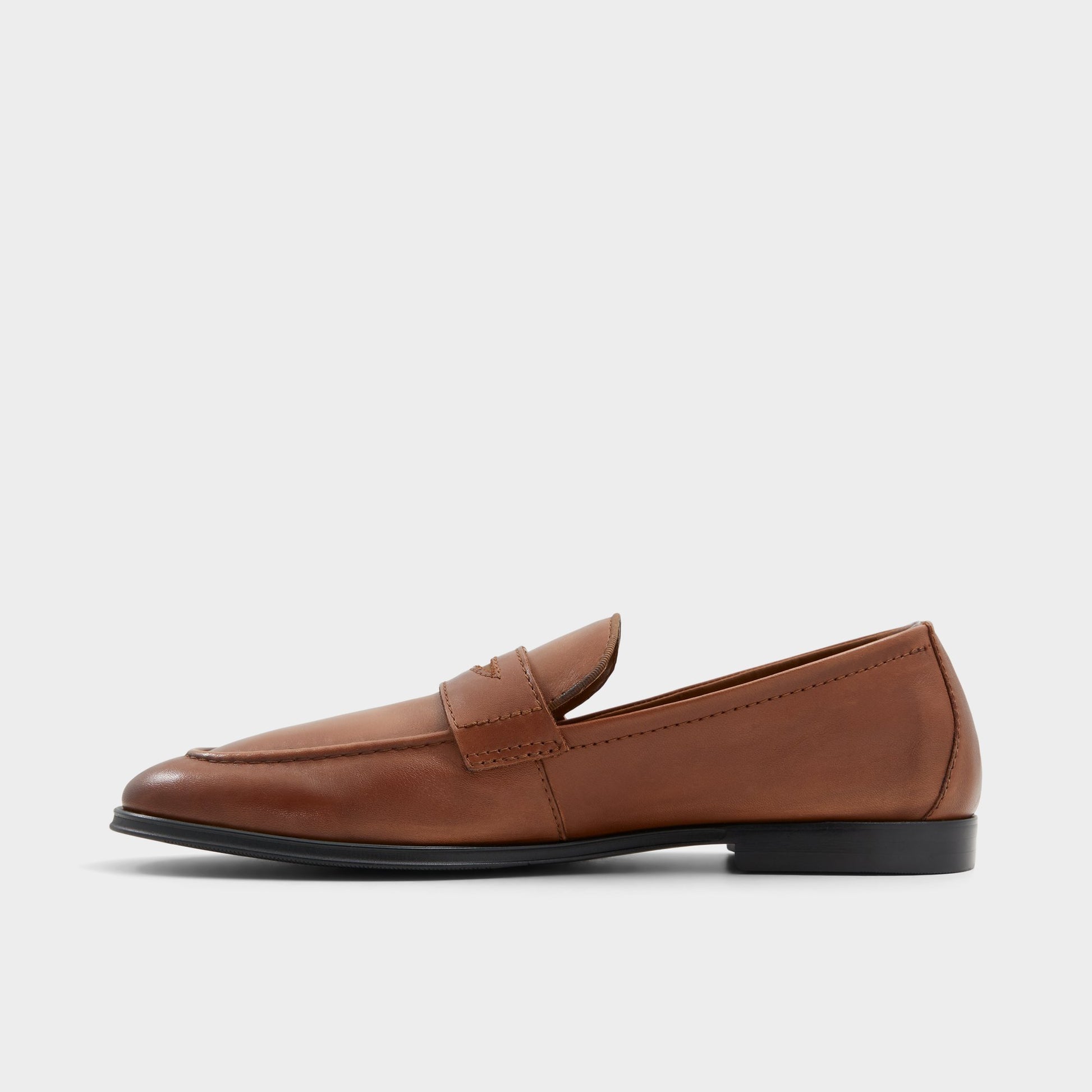 Side view of Cognac Journey Loafer