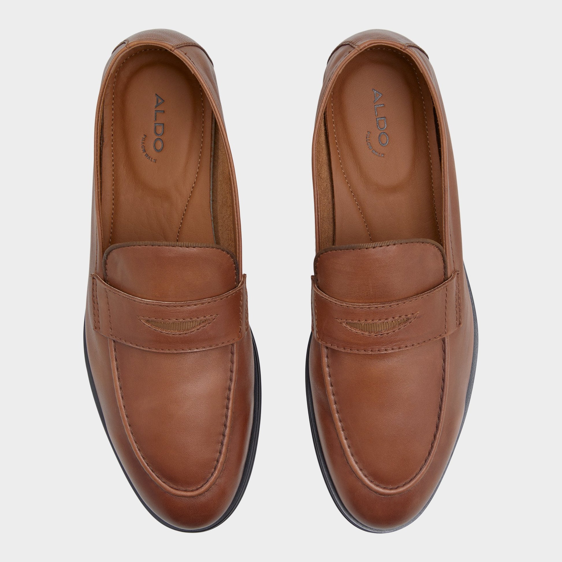 Top-down view of the Cognac Journey Loafer