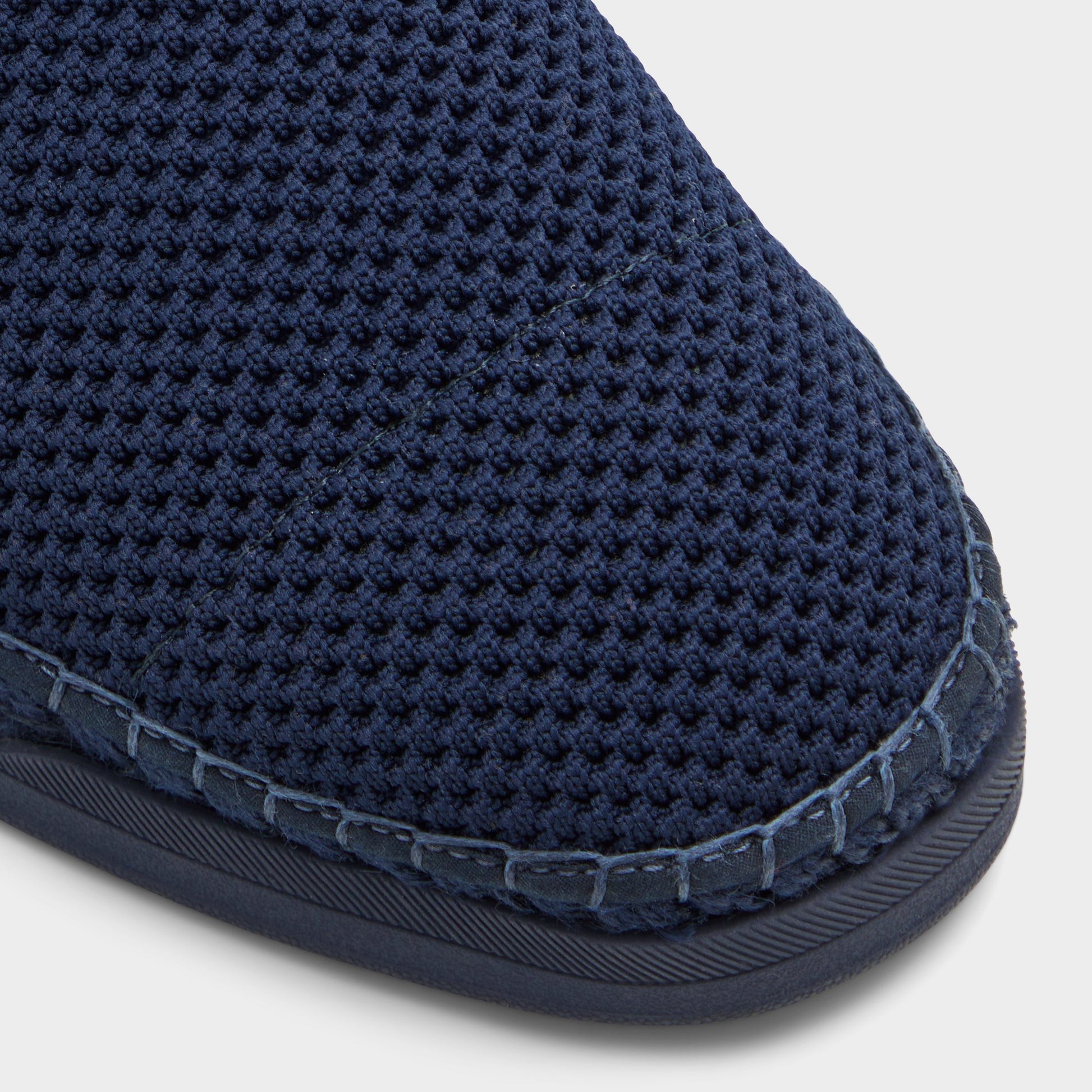 Close-up of the Navy Johnney Espadrille