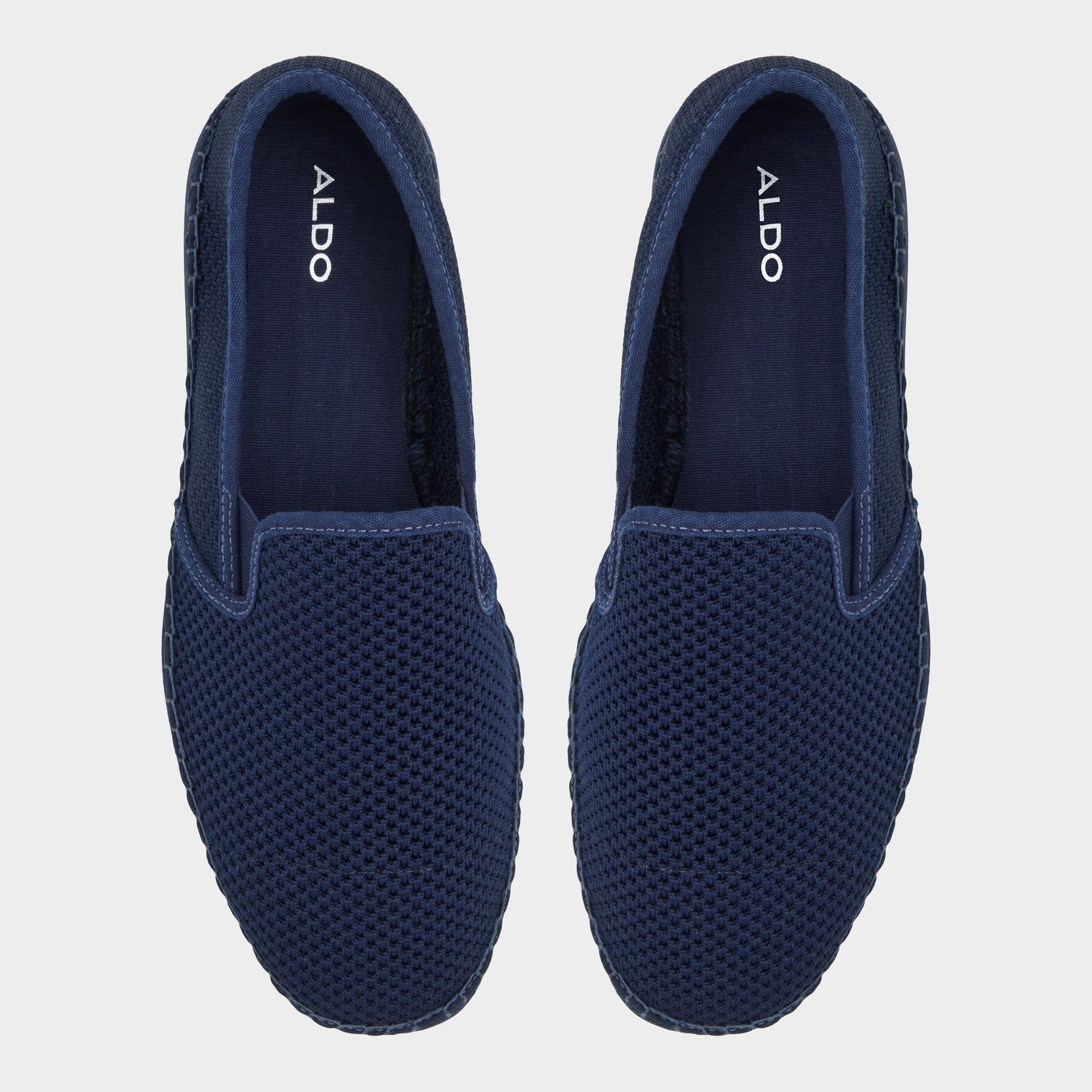 Top-down view of the Navy Johnney Espadrille